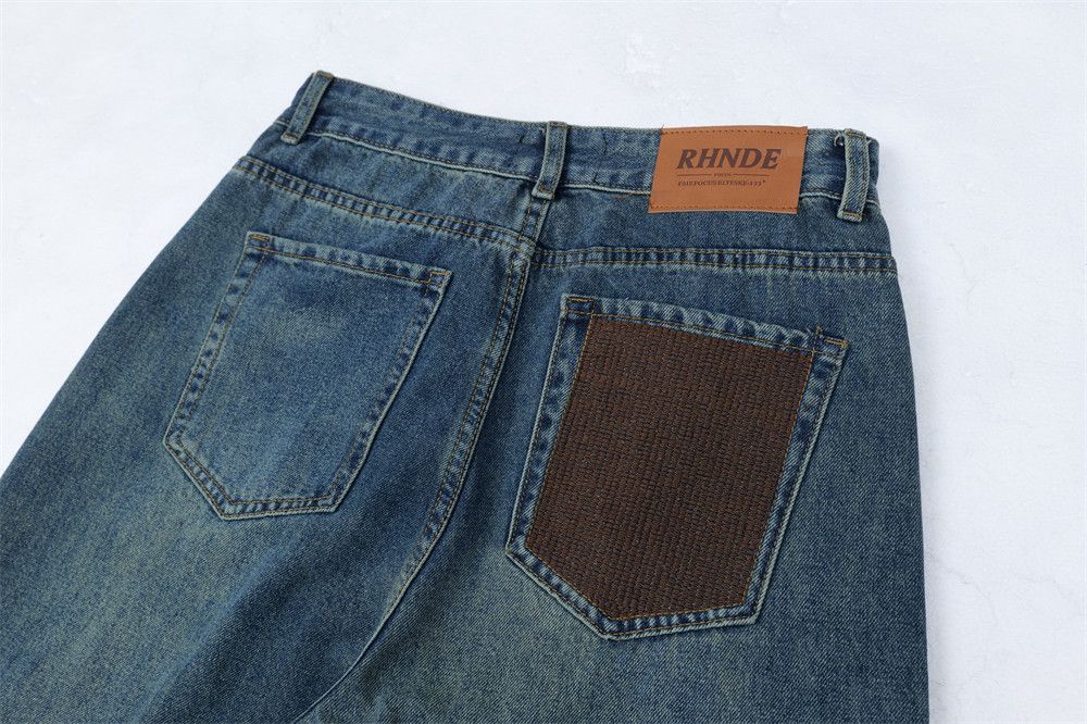 Japanese Brand × Jean Men's American street style washed straight jeans Size US 32 / EU 48 - 6 Thumbnail