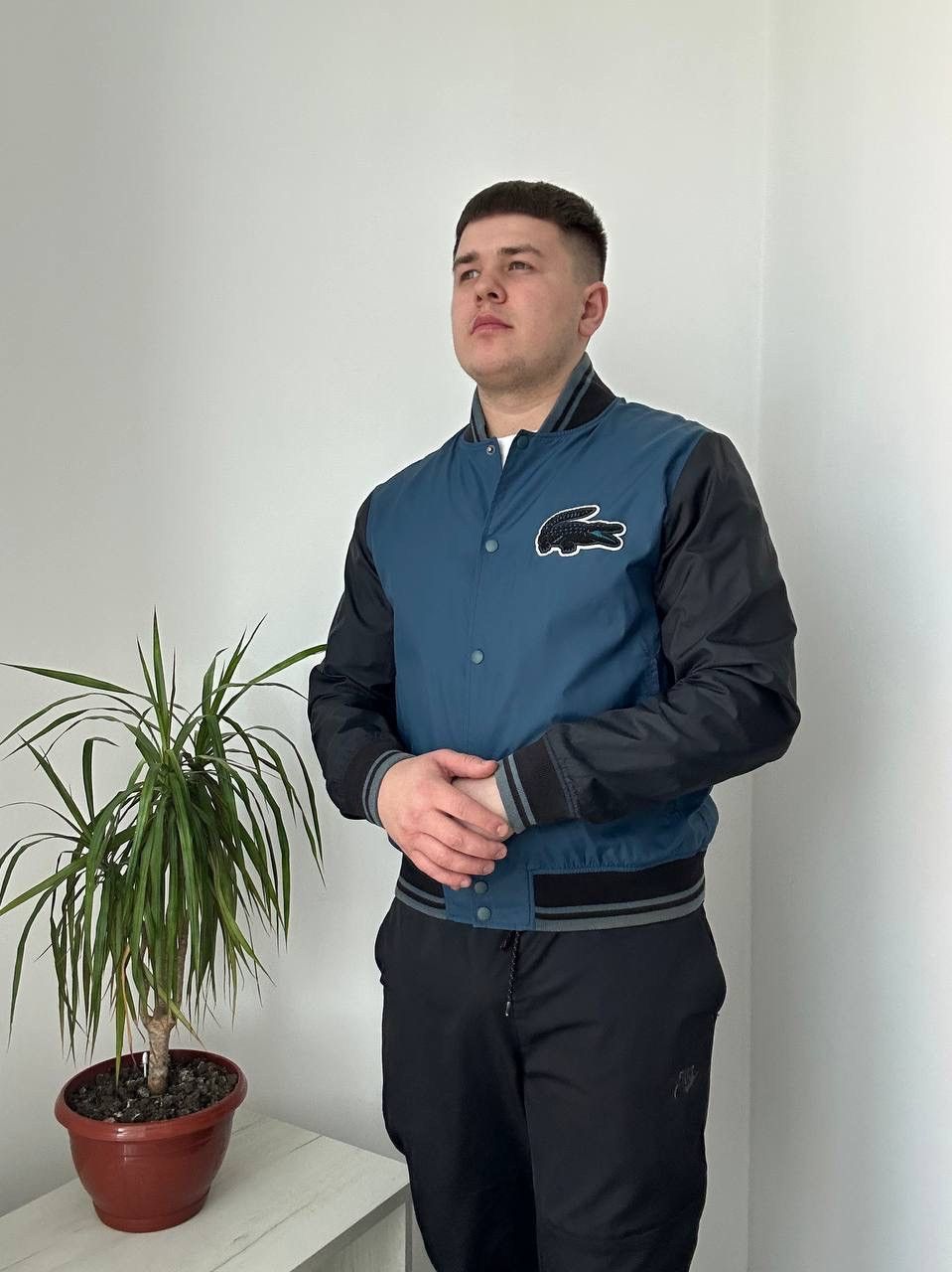 Lacoste × Vintage Vintage Lacoste Live Blue Light Big Logo Jacket Size US L / EU 52-54 / 3 - 17 Thumbnail
