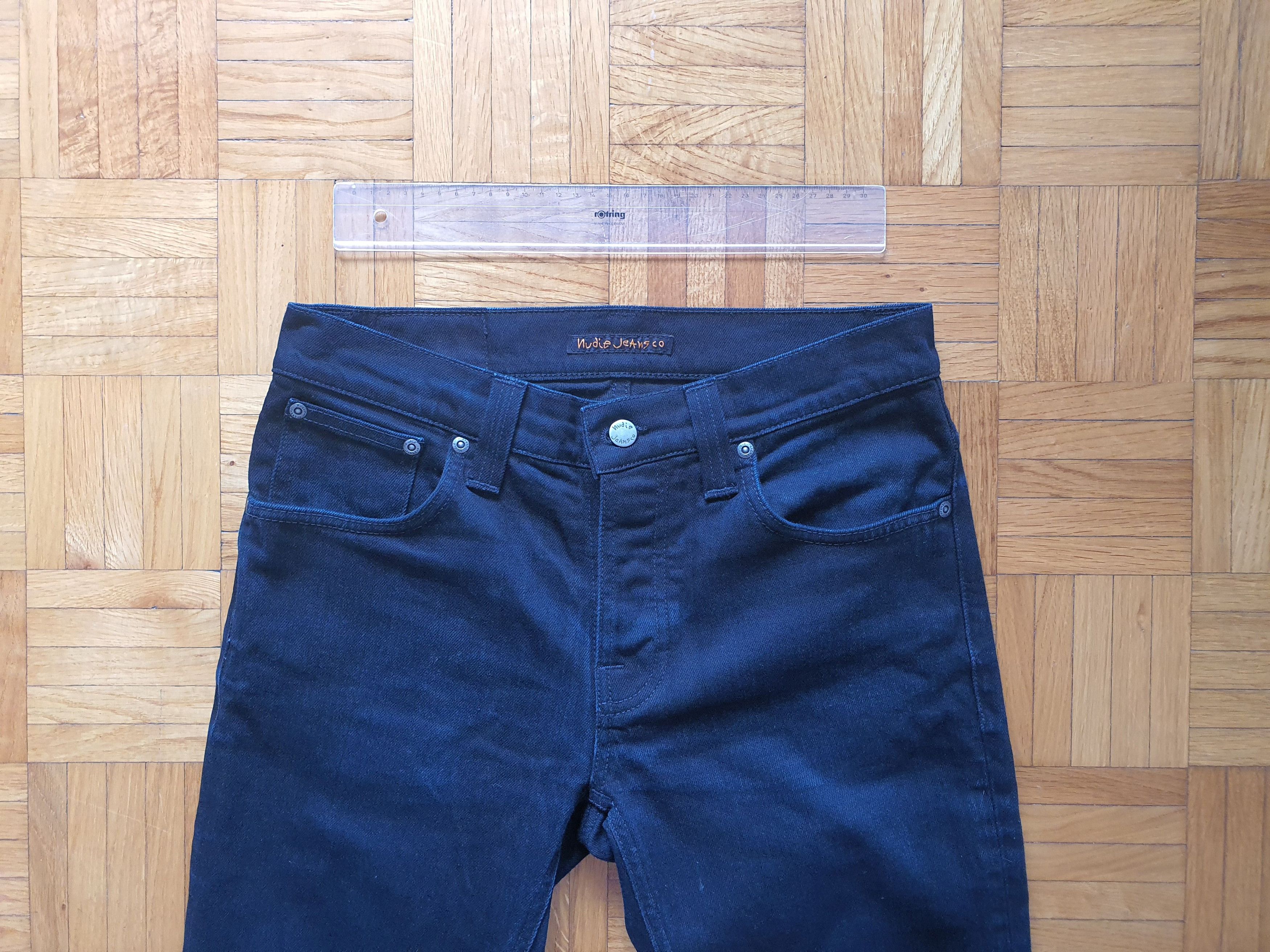 Nudie Jeans GRIM TIM BLACK RING (1000292) - Denim Jeans - W30 Size US 30 / EU 46 - 3 Thumbnail