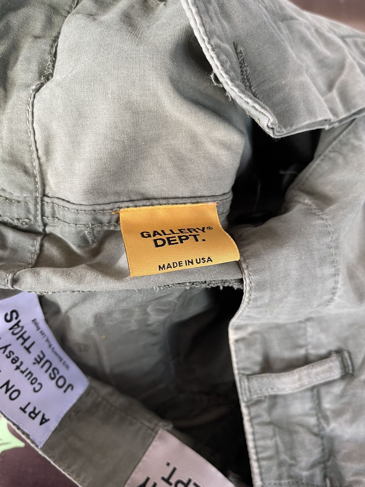 Gallery Dept. Gallery Dept. Kenzie Fatigue Cargo Shorts Size US 34 / EU 50 - 7 Thumbnail