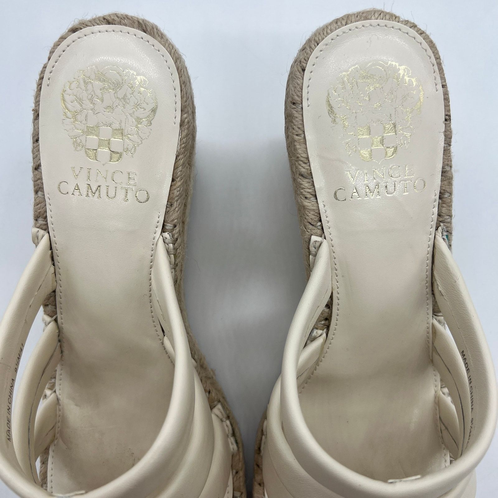 Vince Camuto Vince Camuto Leather Wedges Womens 9.5 Molisanna Size US 9.5 / IT 39.5 - 3 Thumbnail