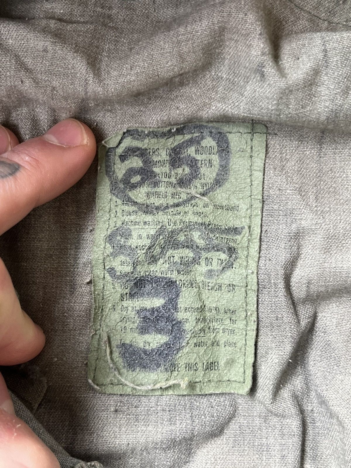Other Vintage Woodland Camo Military Cargo Pants Surplus Size US 29 - 6 Thumbnail