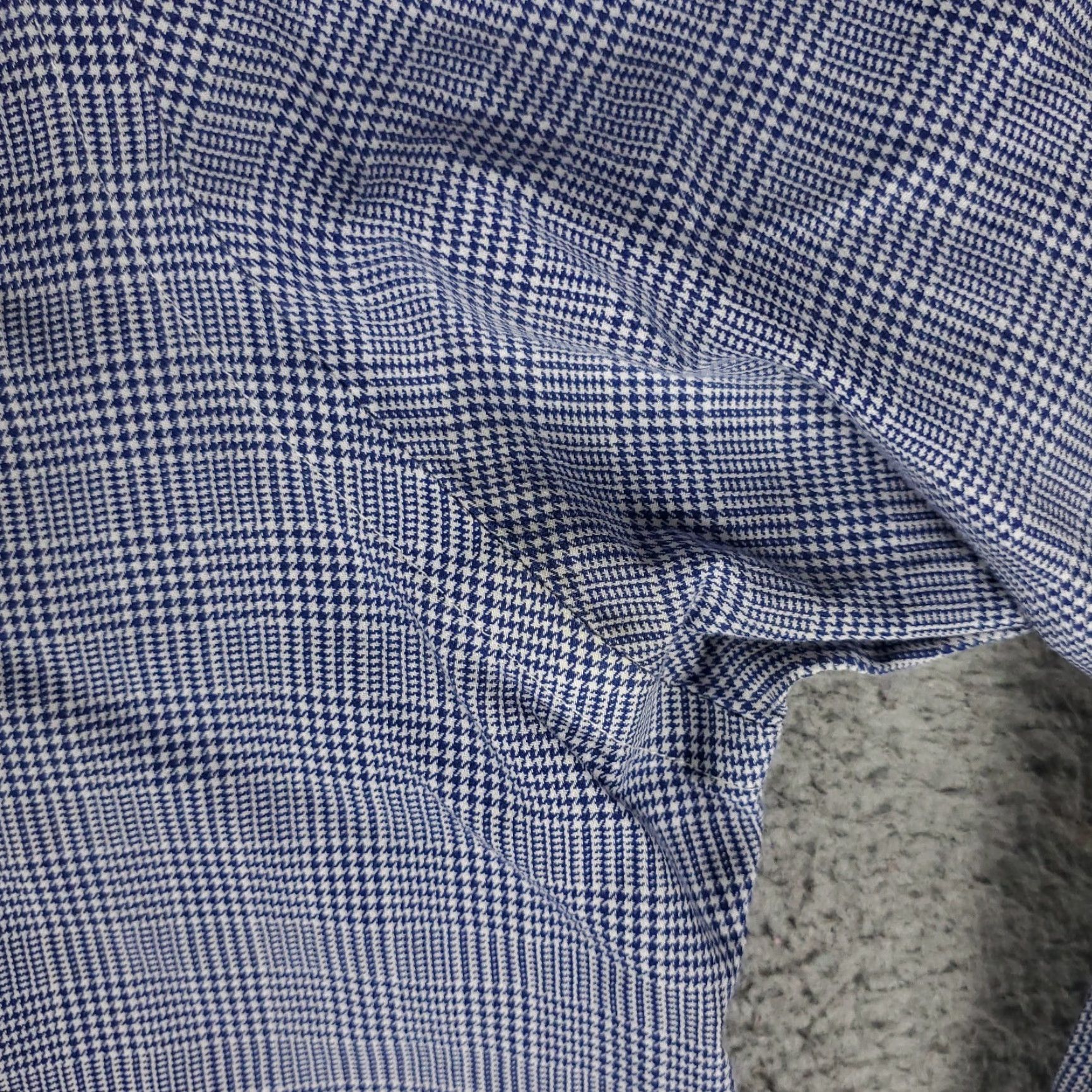 Brooks Brothers Brooks Brothers Dress Shirt Mens 17 Blue Plaid Long Sleeve Button Up Regular Fit Size 46R - 3 Thumbnail