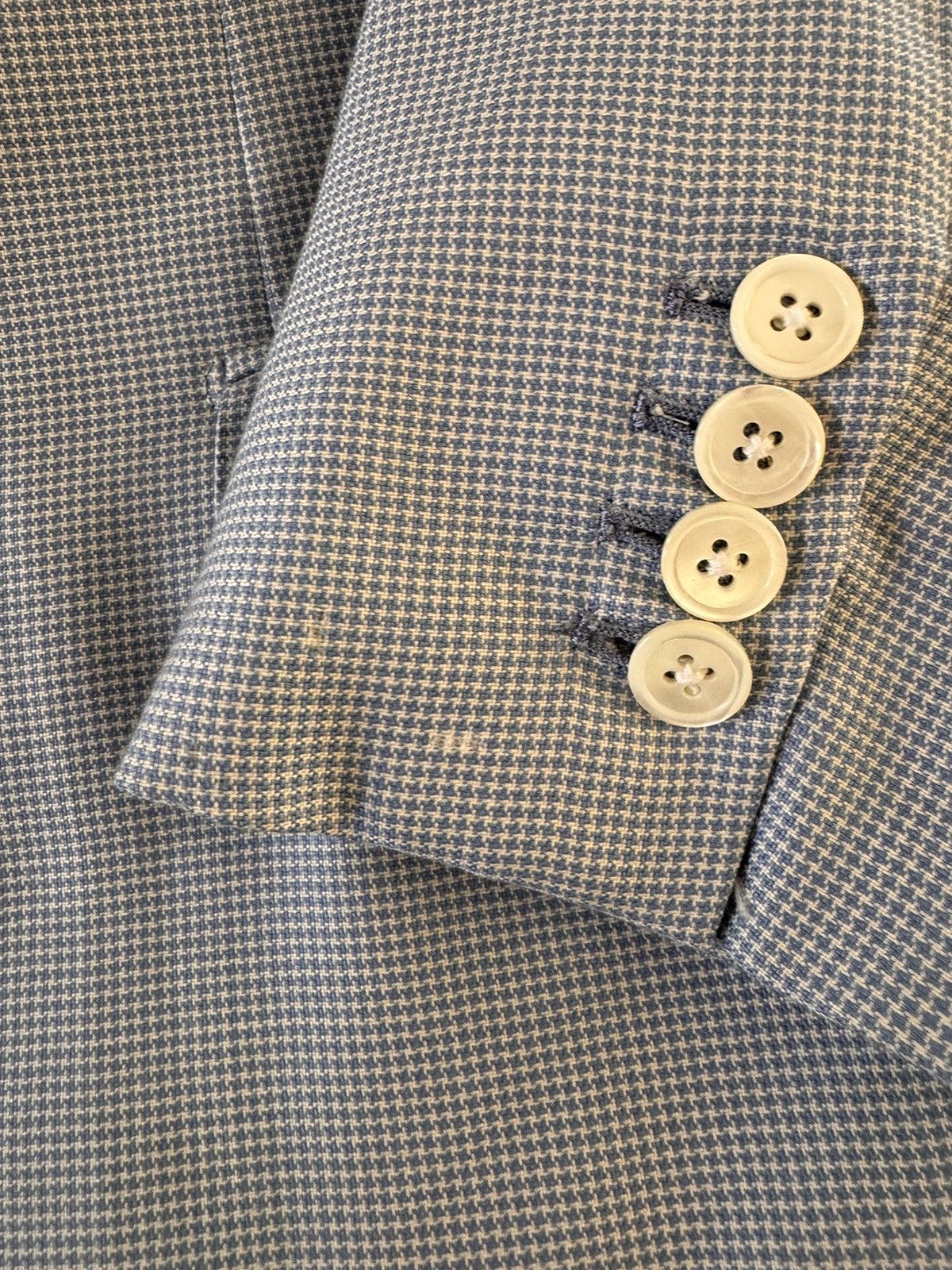 Brioni Mini Check Cashmere & Silk Jacket Size 42R - 16 Thumbnail