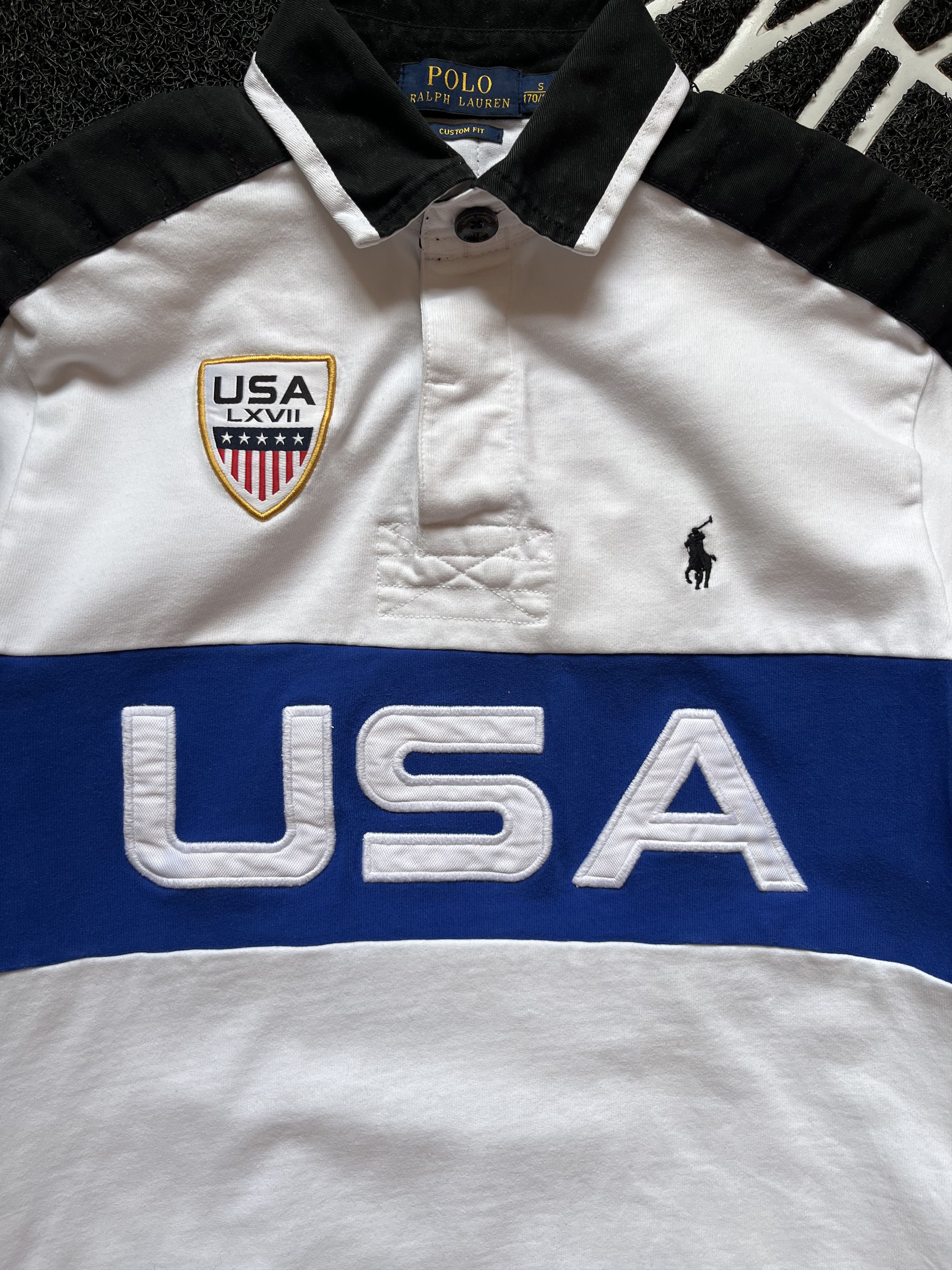 Polo Ralph Lauren Vintage Polo Ralph Lauren USA #3 Rugby Longsleeve T-Shirt Size US S / EU 44-46 / 1 - 3 Thumbnail