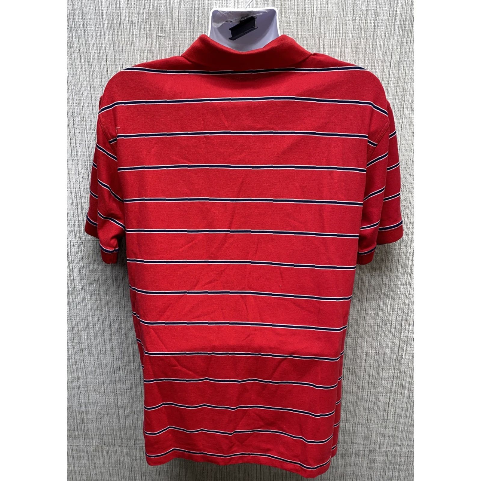 Vintage Mens Red Striped Augusta National Masters Golf Polo Shirt L Size Shirt Mens Golf Polo Size US L / EU 52-54 / 3 - 6 Thumbnail