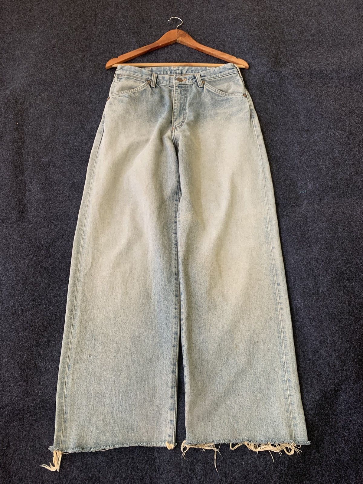 Wrangler Rare Baggy Wrangler Blue Bell Selvedge Jeans – Japan Edition Size US 29 - 1 Thumbnail