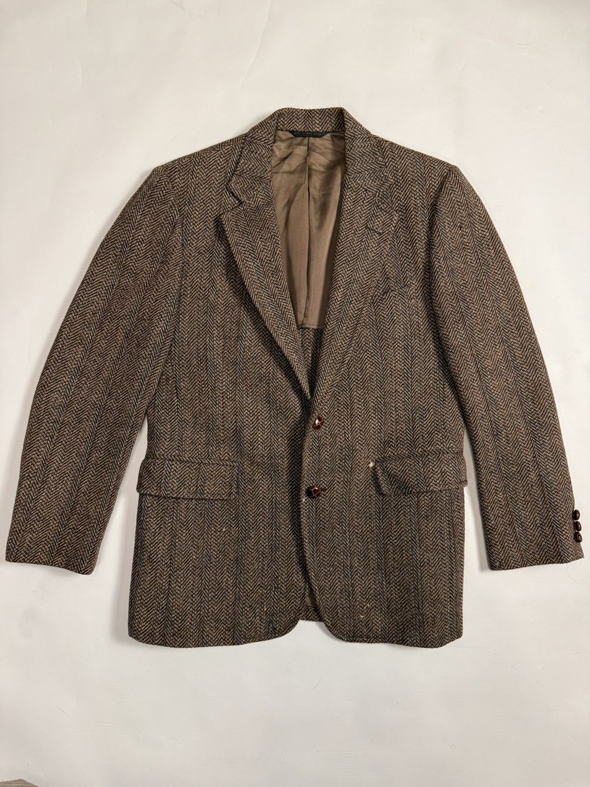 Harris Tweed Vintage Harris Tweed Blazer - Handwoven Scottish Wool Size 34R - 1 Thumbnail