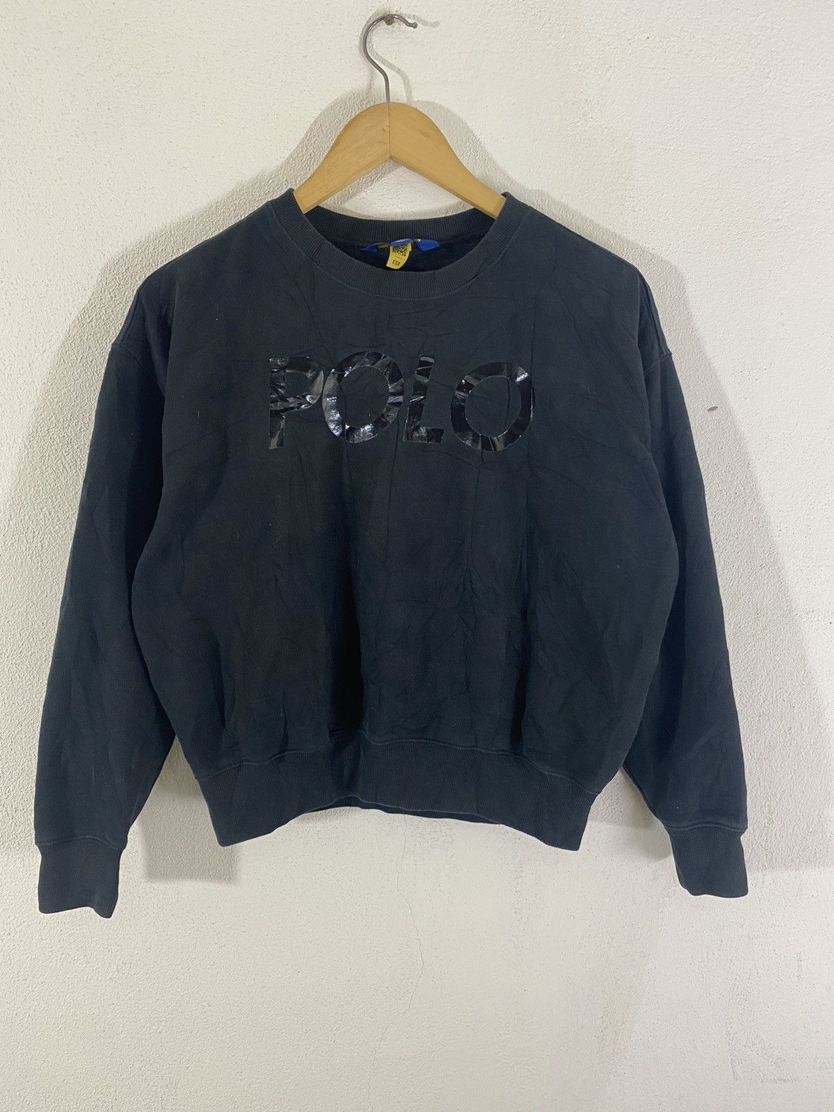 Japanese Brand × Polo Ralph Lauren Polo Ralph Lauren Sweatshirt Black Size US XS / EU 42 / 0 - 1 Thumbnail