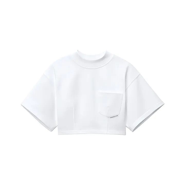 Alexander Wang Alexander Wang Cropped Short Sleeve T-Shirt 0079 Size XS / US 0-2 / IT 36-38 - 1 Thumbnail