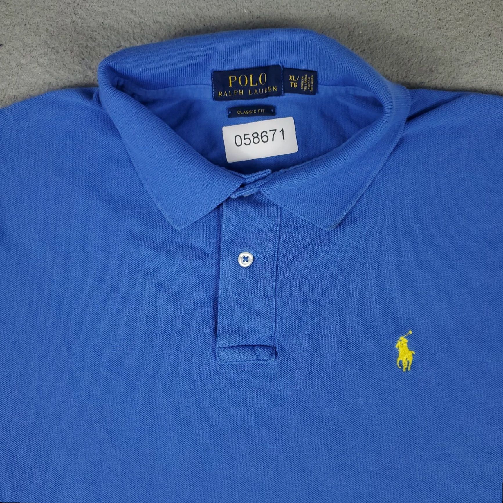 Ralph Lauren Ralph Lauren Polo Shirt XL Blue Casual Short Sleeve Mens Size US XL / EU 56 / 4 - 2 Thumbnail