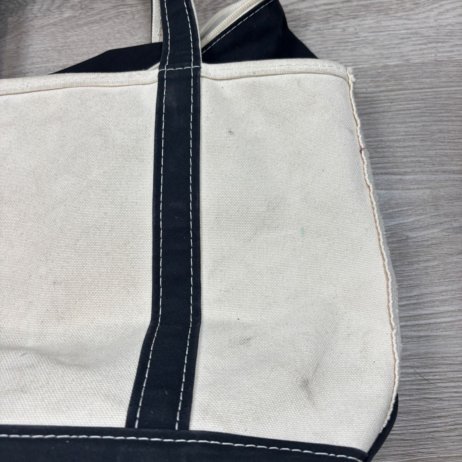 L.L. Bean × Vintage Vintage 90s LL Bean Boat and Tote Zip Top Mini Tote 17x12 Size ONE SIZE - 16 Thumbnail