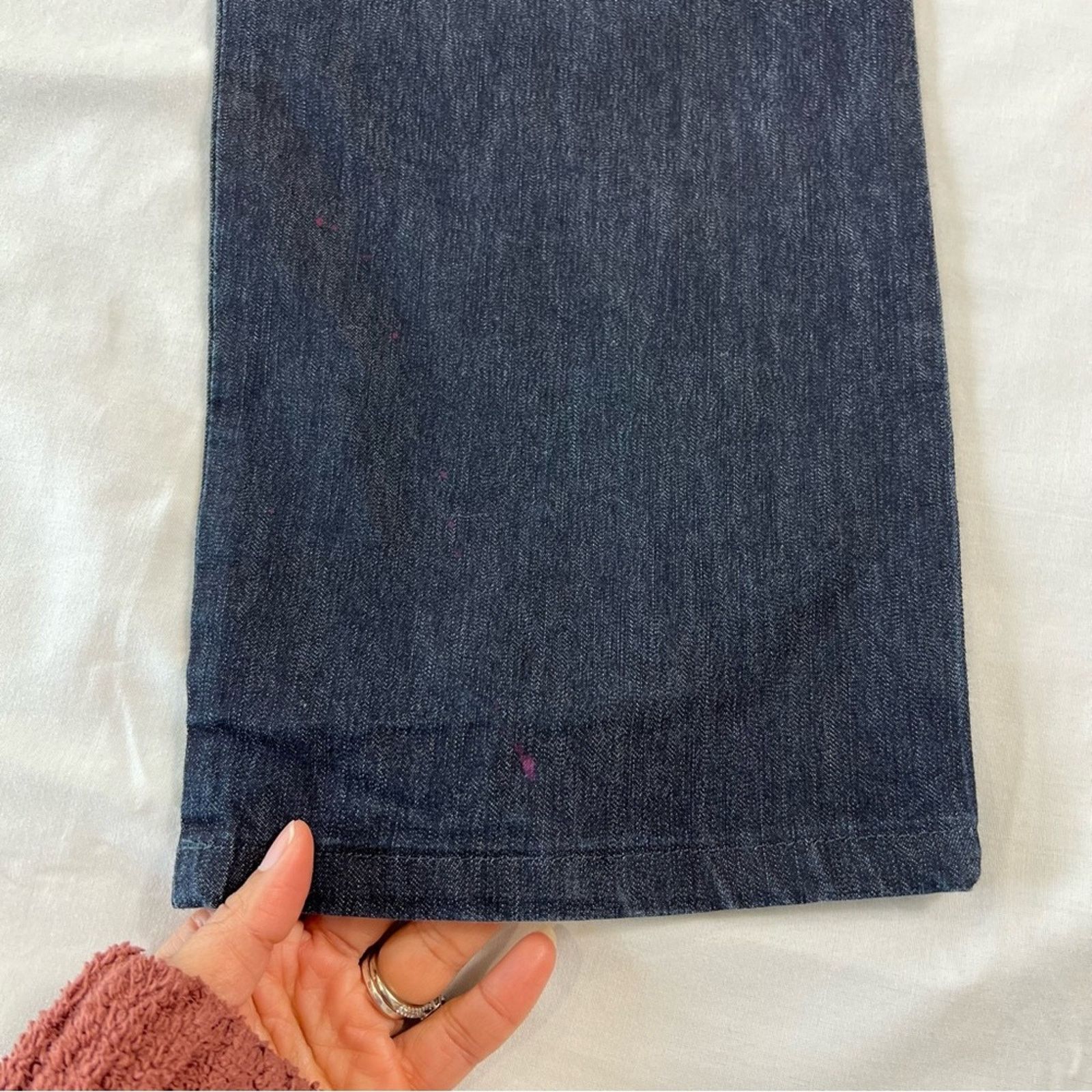 Lee Lee Womens 12 Medium Relaxed Fit Straight Leg Mid Rise Jeans Size 34" / US 12 / IT 48 - 3 Thumbnail