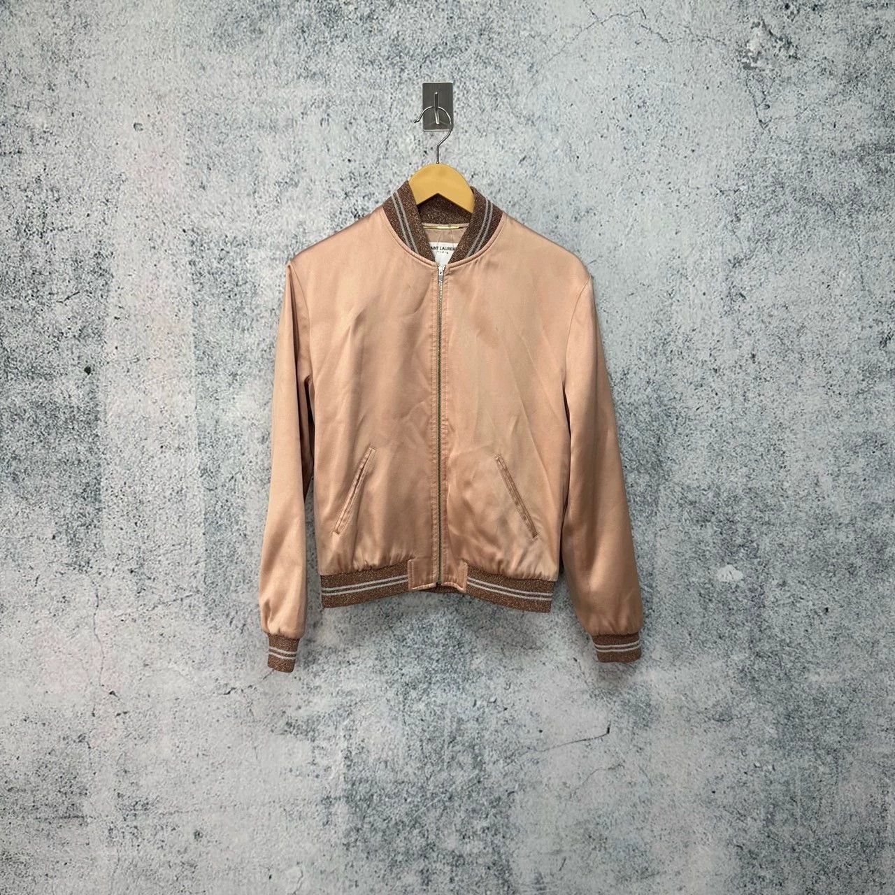 Saint Laurent Paris Saint Laurent Paris Velvet baseball jacket Size US XS / EU 42 / 0 - 1 Thumbnail