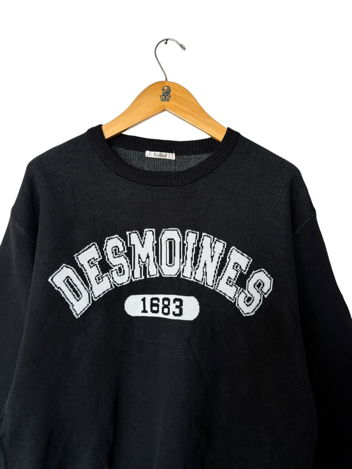 Japanese Brand Vintage Rafraf Crewneck Big Logo Sweatshirt Size US L / EU 52-54 / 3 - 4 Thumbnail