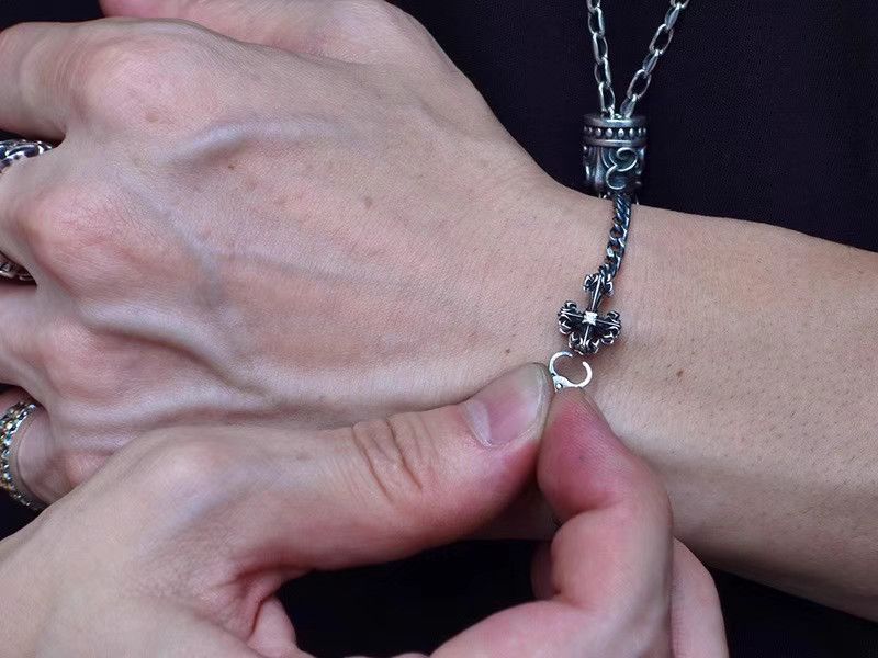 Deal Design Deal Design Silver Gemstone Cross Kihei Bracelet K11 Size ONE SIZE - 5 Thumbnail