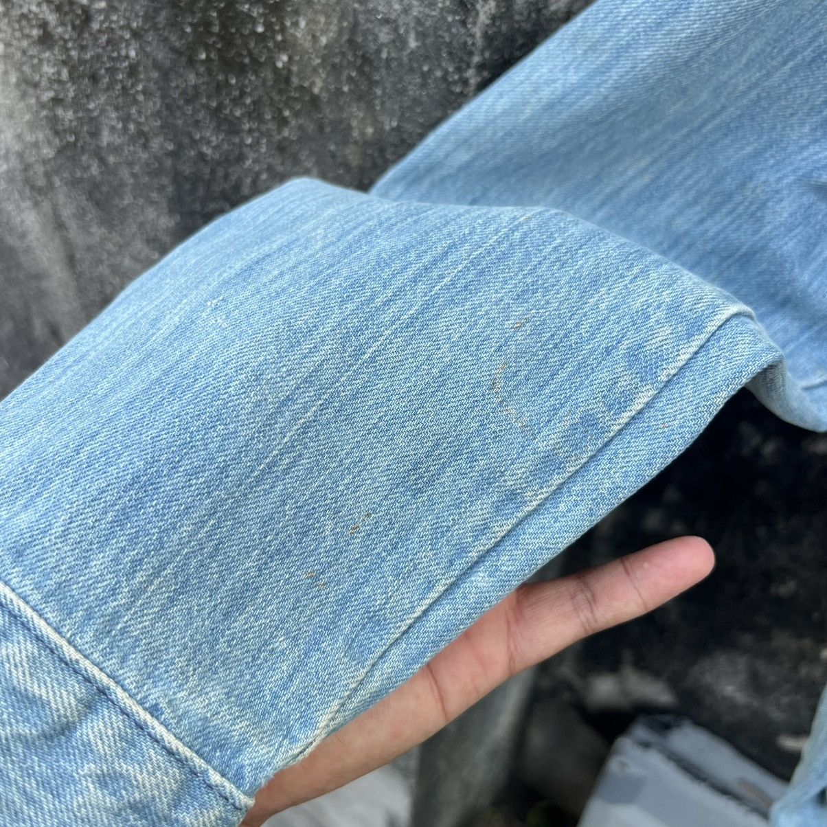 Lee “VINTAGE” 90s LEE LIGHT WASH DENIM ZIP-UP FIELD JACKET Size US L / EU 52-54 / 3 - 6 Thumbnail