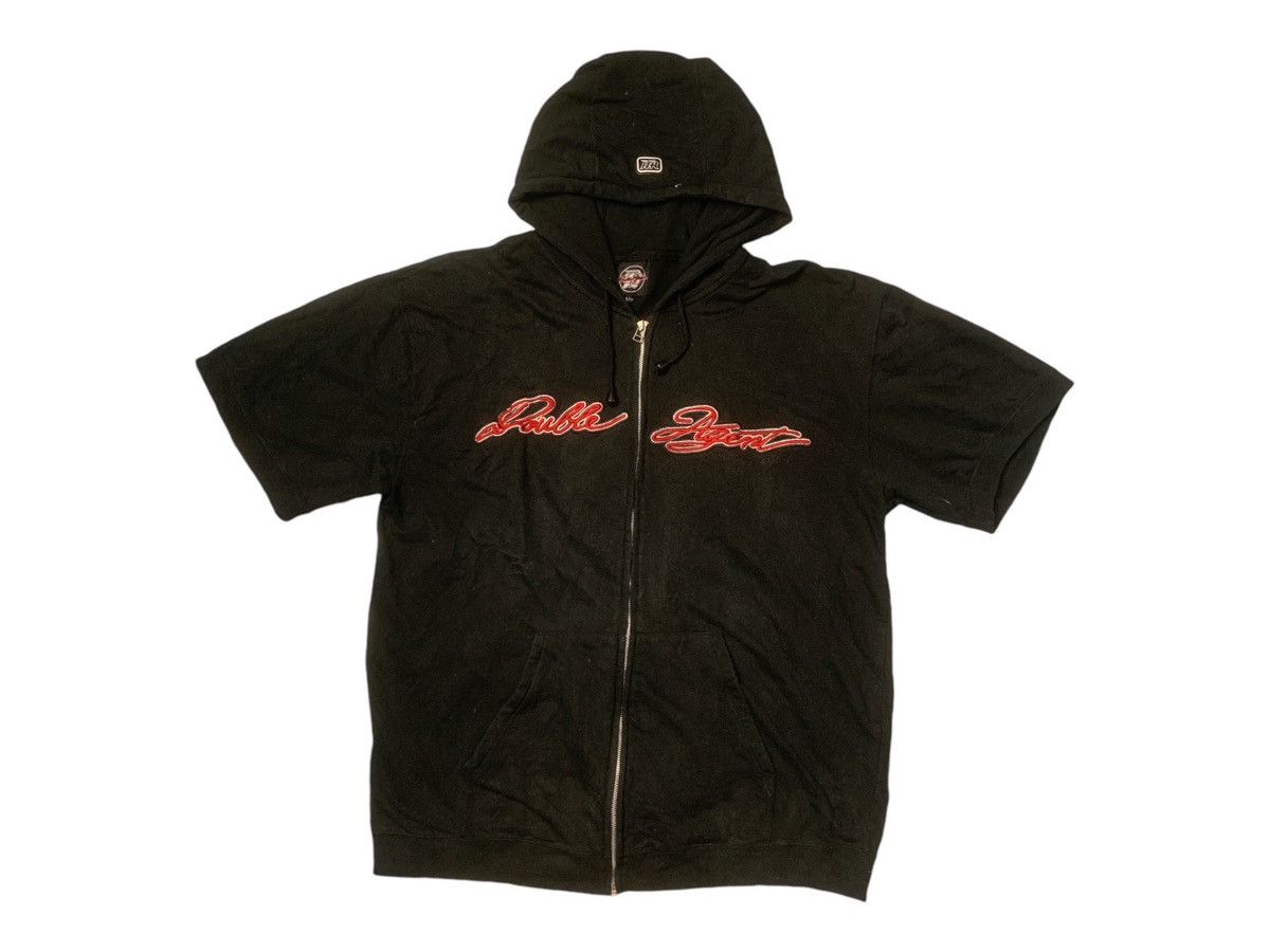 Japanese Brand × Rap Tees Rare Design Double Agent Short Sleeve Hoodie Size US XXL / EU 58 / 5 - 2 Thumbnail