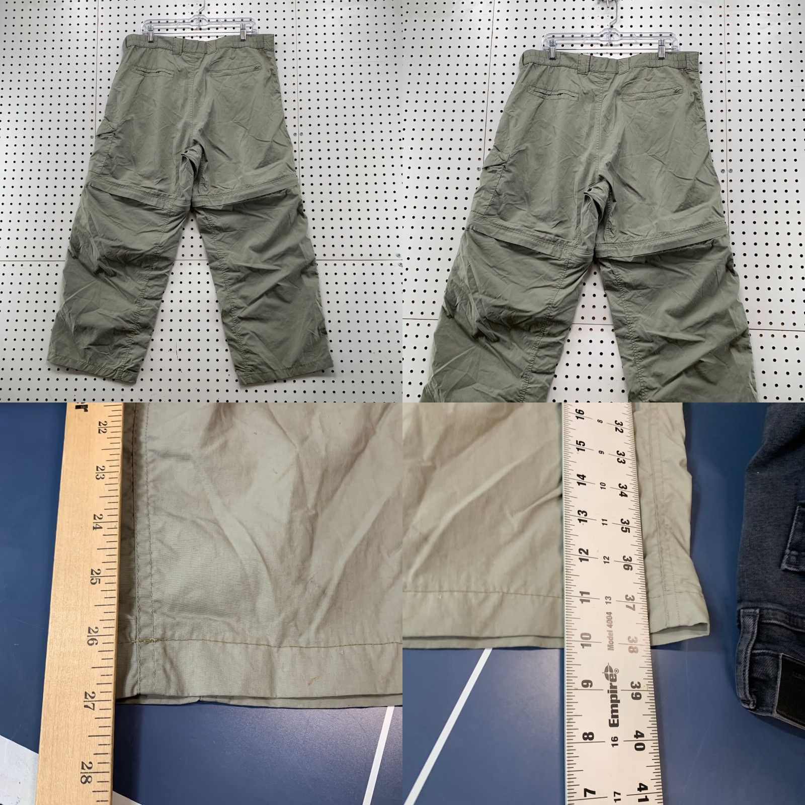 Olive Guide Series Mens 38 Olive Green Nylon Outdoor 3XDRY Convertible Cargo Pants Shirts? Size US 38 / EU 54 - 8 Thumbnail