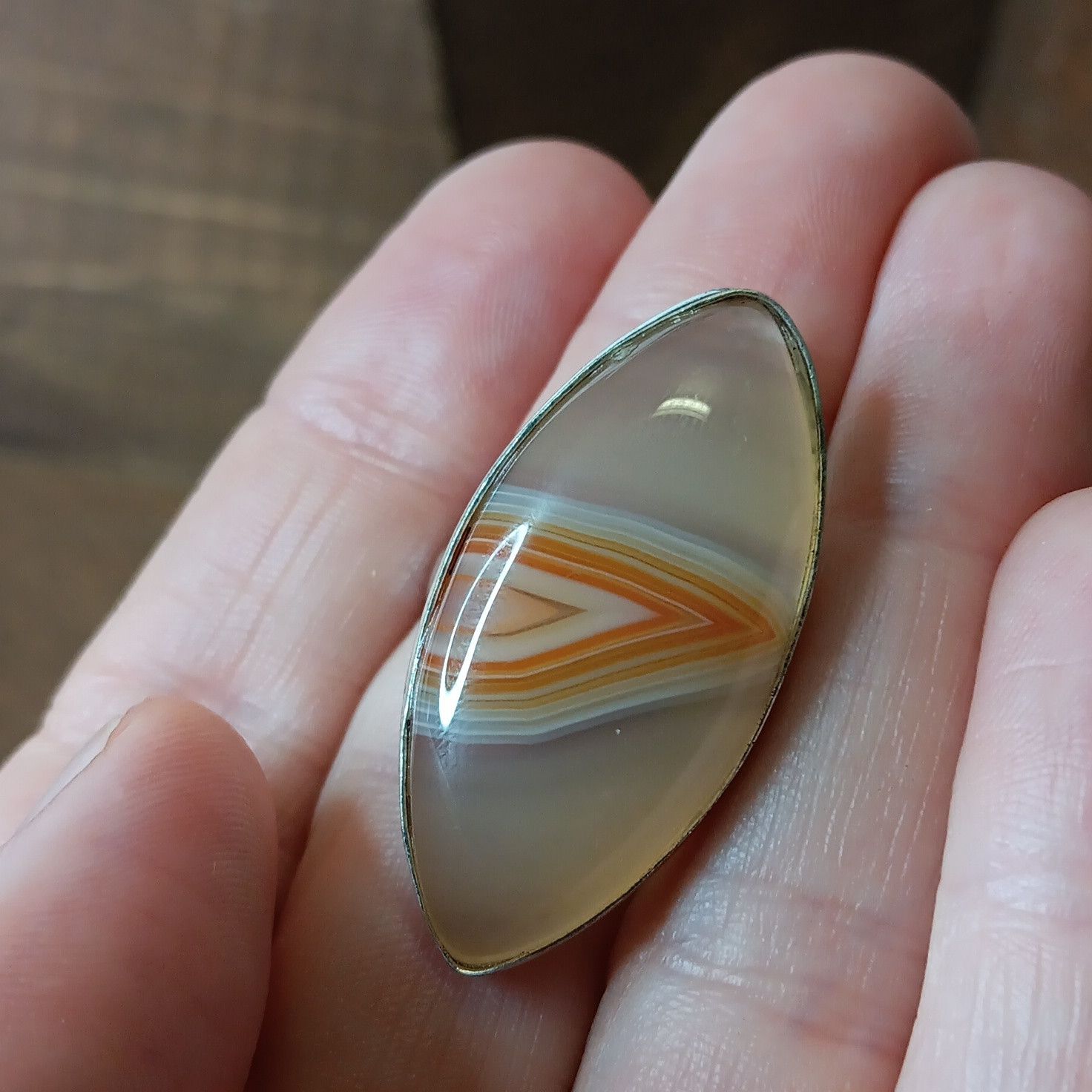 Other Sardonyx gemstone ring, sz 7.25 Size ONE SIZE - 5 Thumbnail