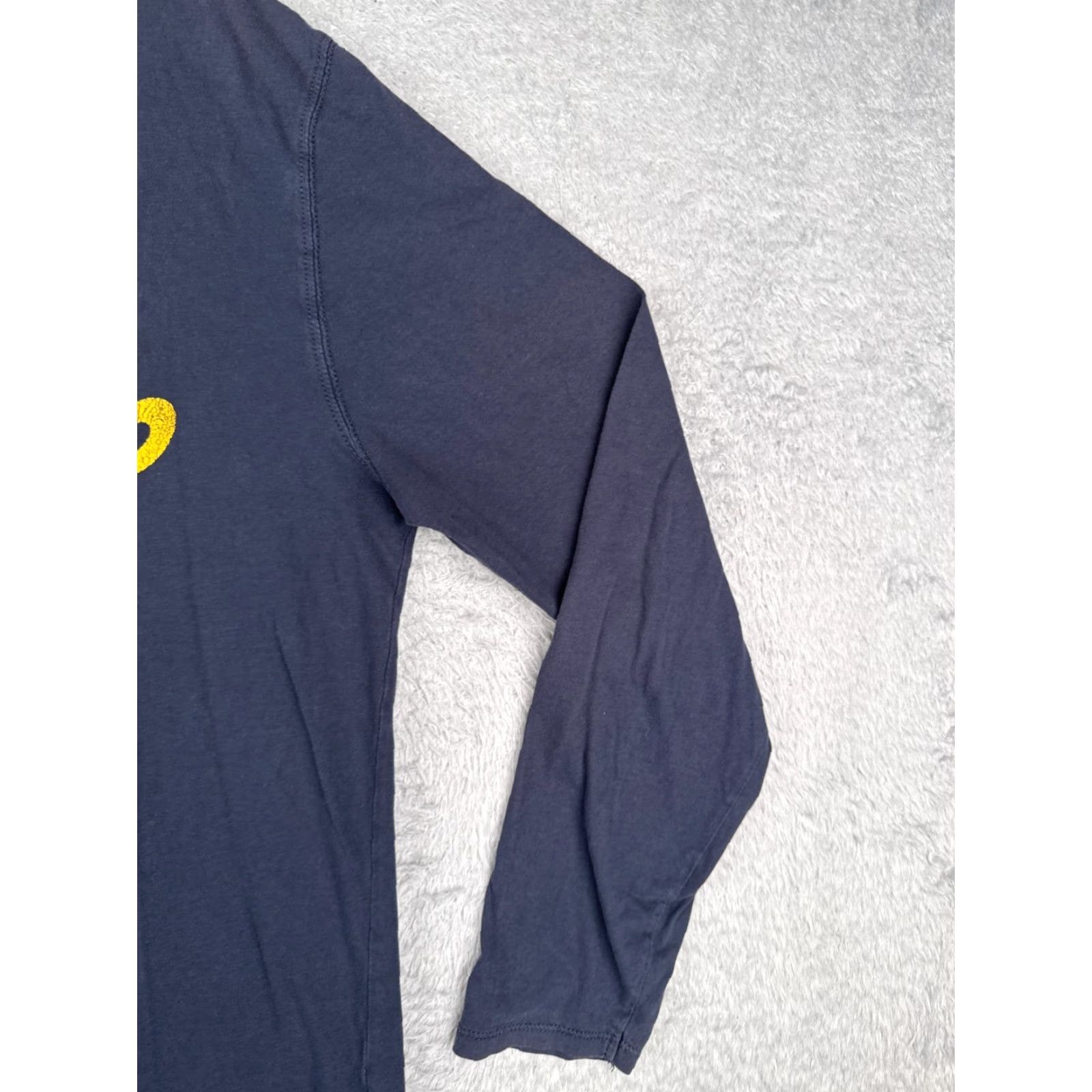 Tommy Hilfiger Tommy Hilfiger Shirt Adult XL Blue Long Sleeve Crew Neck Cotton Jersey Logo - Men’s T-Shirt, Regular Fit, Solid, All Seasons Size US XL / EU 56 / 4 - 2 Thumbnail