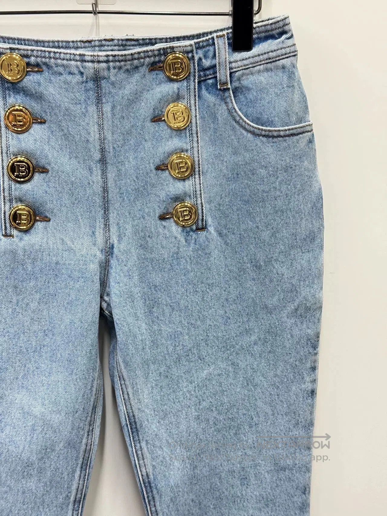 Balmain Balmain Women's Flared Denim Jeans. Size 37" - 5 Thumbnail
