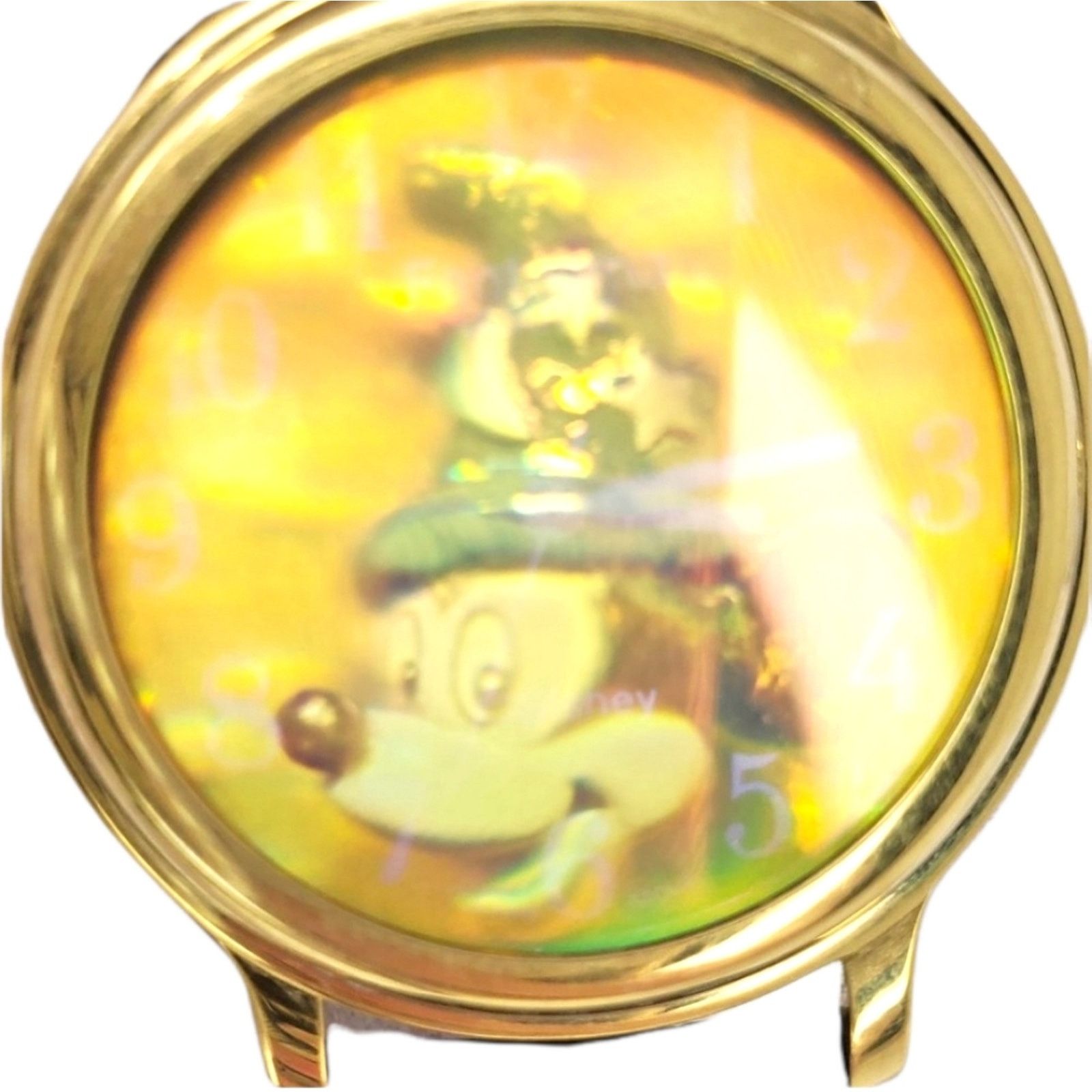 Disney VTG Sorcerer Mickey Fantasia Hologram 3D Effect Watch