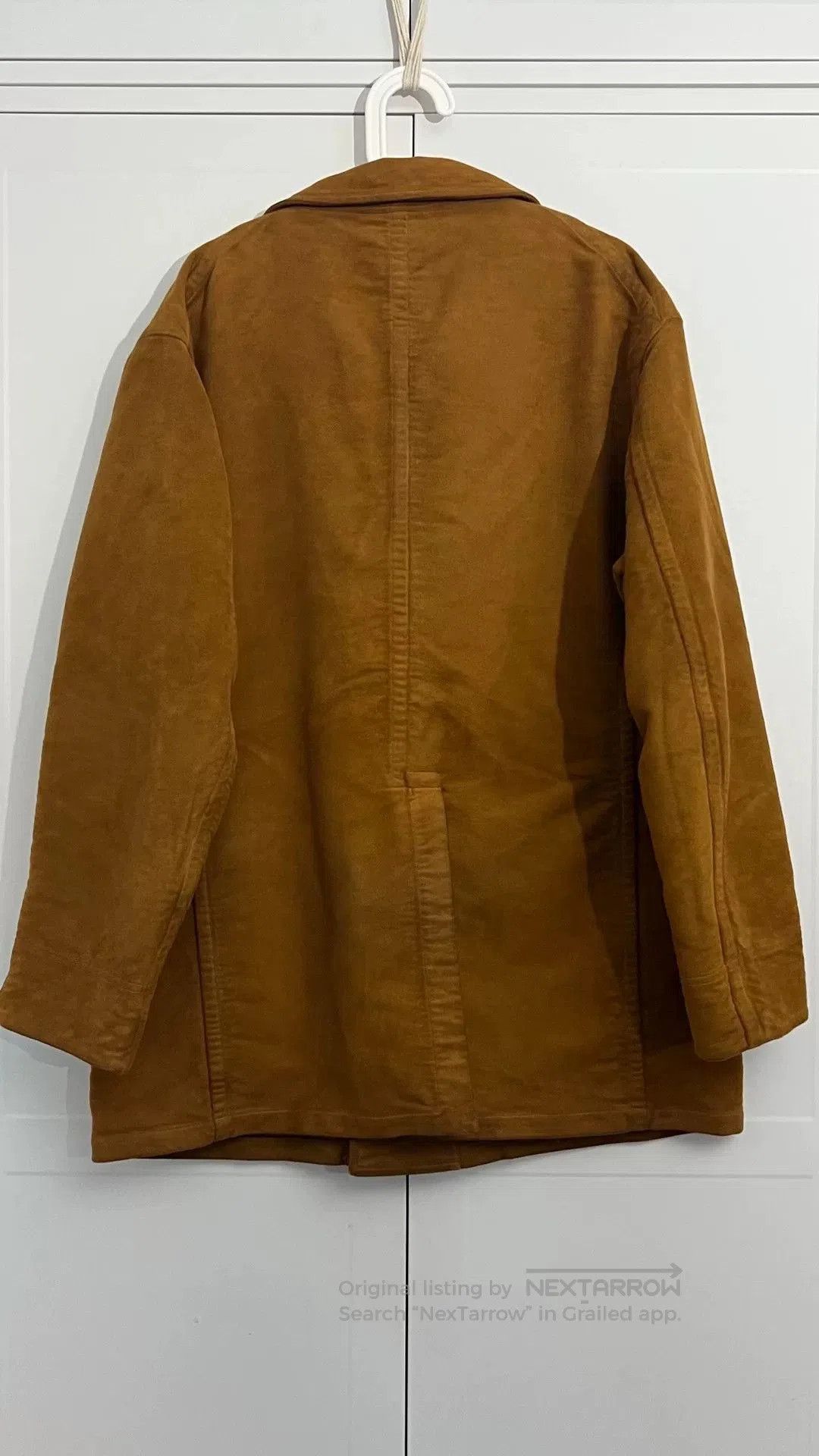 Vintage Vintage 30s Style Brown Suede Jacket. Size US L / EU 52-54 / 3 - 4 Thumbnail