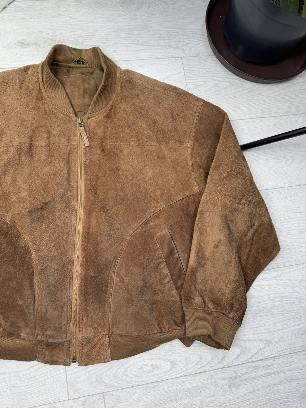 Vintage Vintage Brown Leather Jacket Size US L / EU 52-54 / 3 - 3 Thumbnail