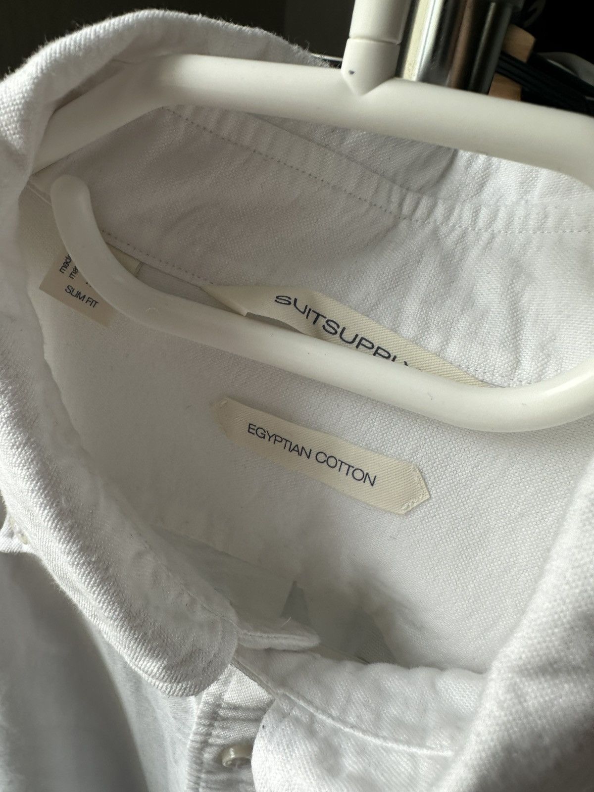 Suitsupply Suitsupply streetwear luxury white shirt Size US XL / EU 56 / 4 - 2 Thumbnail