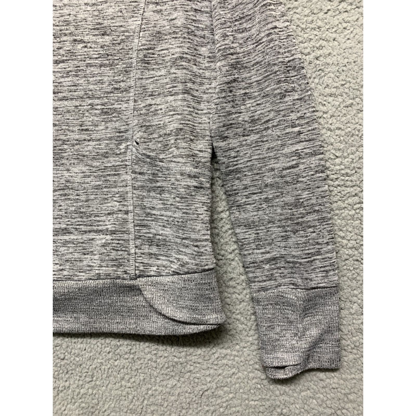 Vintage 90 Degrees Women’s Sz L Pullover Sweatshirt Heather Gray Thumb Holes 2 Pockets Reflex Shirt Mens? Size L / US 10 / IT 46 - 4 Thumbnail