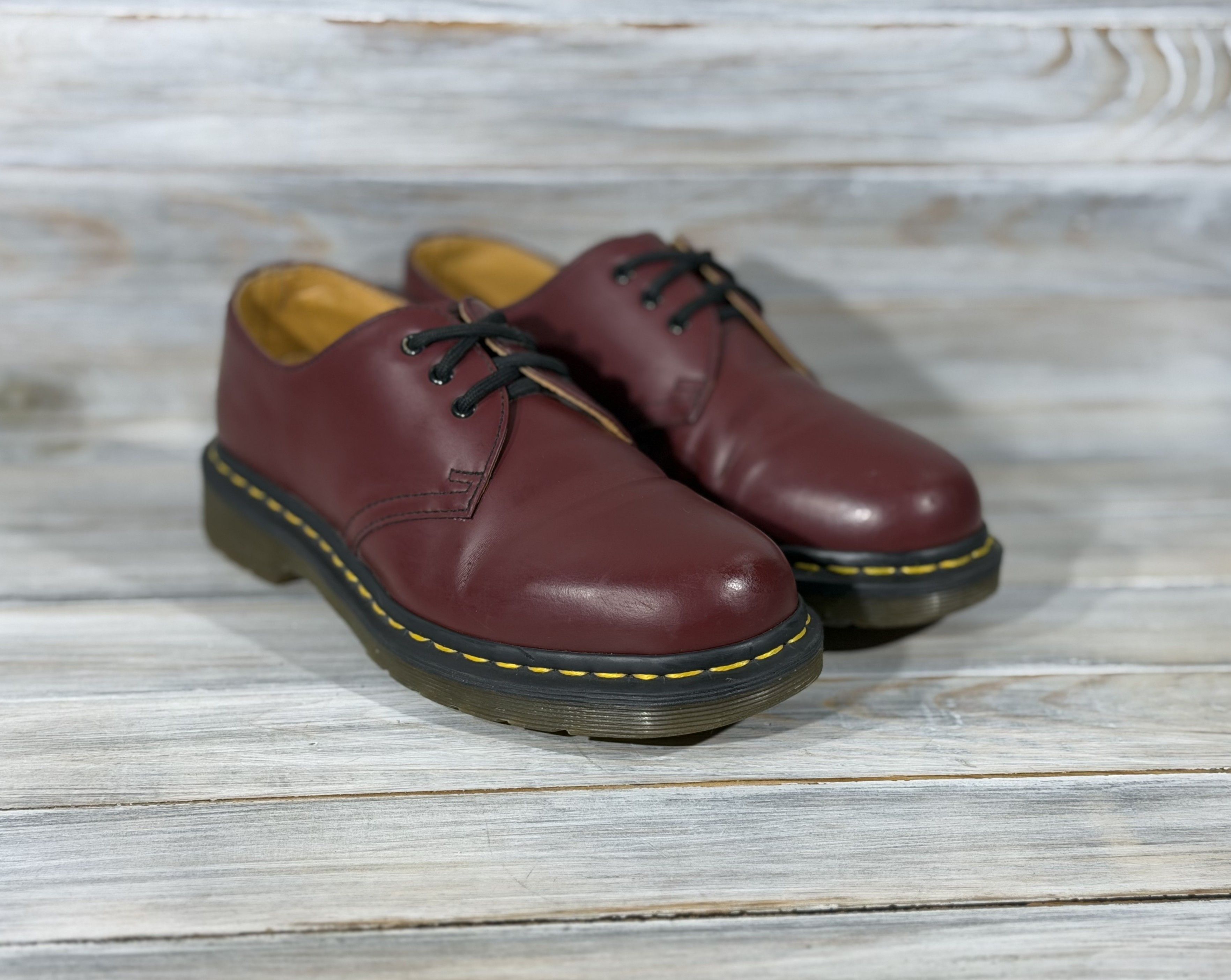 Dr. Martens Dr Martens 1461 Cherry Red Leather Lace Up Shoes Casual Size US 6 / IT 36 - 4 Thumbnail