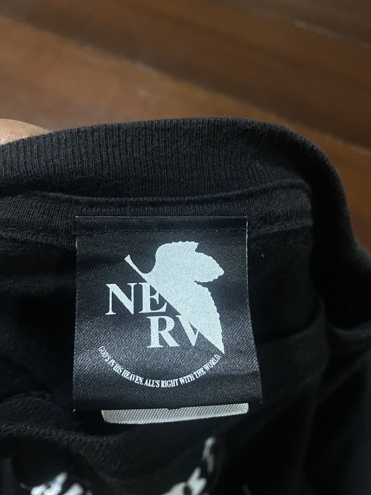 Anime Vintage Evangelion Neon Genesis nerv gainax project eva Size US L / EU 52-54 / 3 - 9 Thumbnail