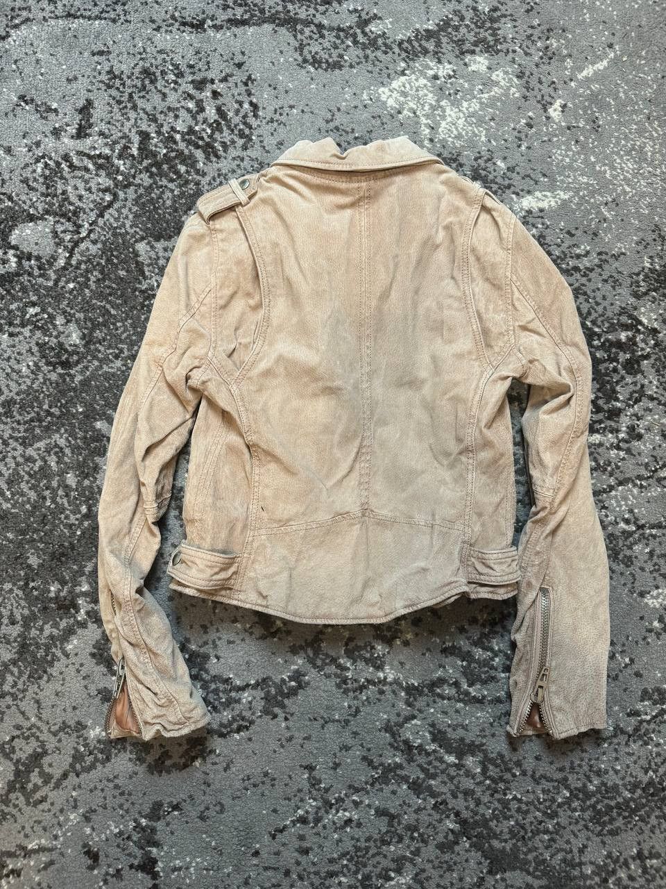 BLANKNYC × Japanese Brand Vintage BLANKNYC Wildleder Motorradjacke Sand Stoner Suede Size M / US 6-8 / IT 42-44 - 11 Thumbnail