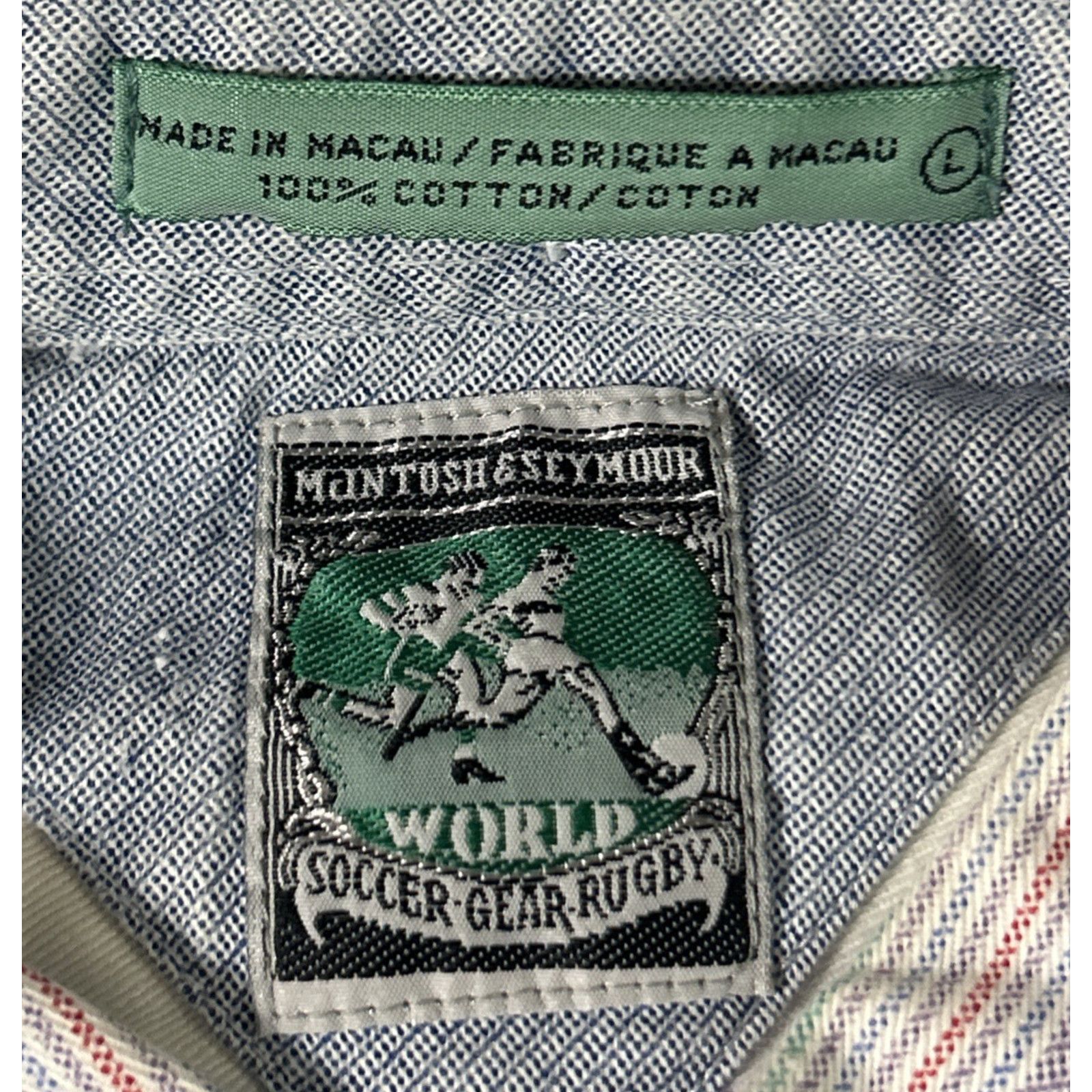 Gap Rugby Flannel Shirt Mens Large Mcintosh Seymour Button Up Size US L / EU 52-54 / 3 - 3 Thumbnail