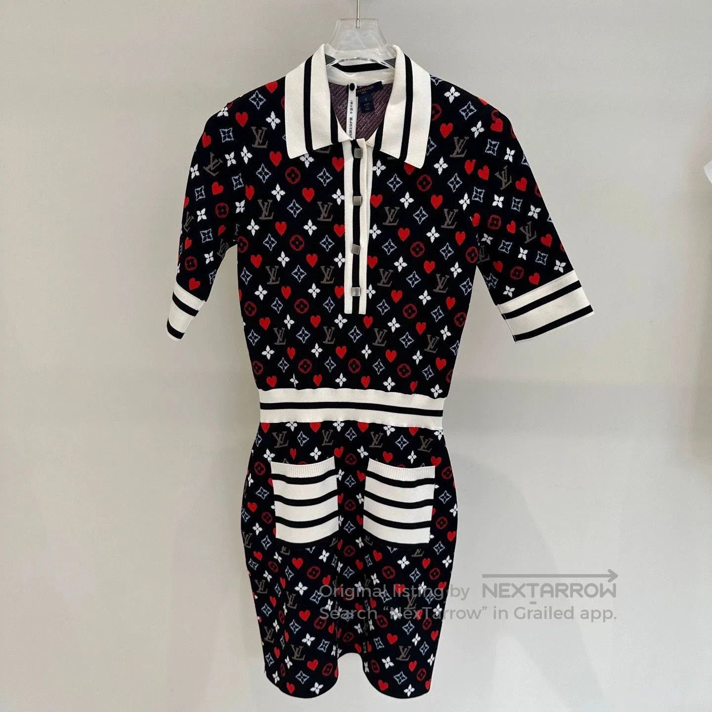 Louis Vuitton Louis Vuitton Valentine Heart Monogram Dress. Size US 34 / EU 50 - 1 Thumbnail