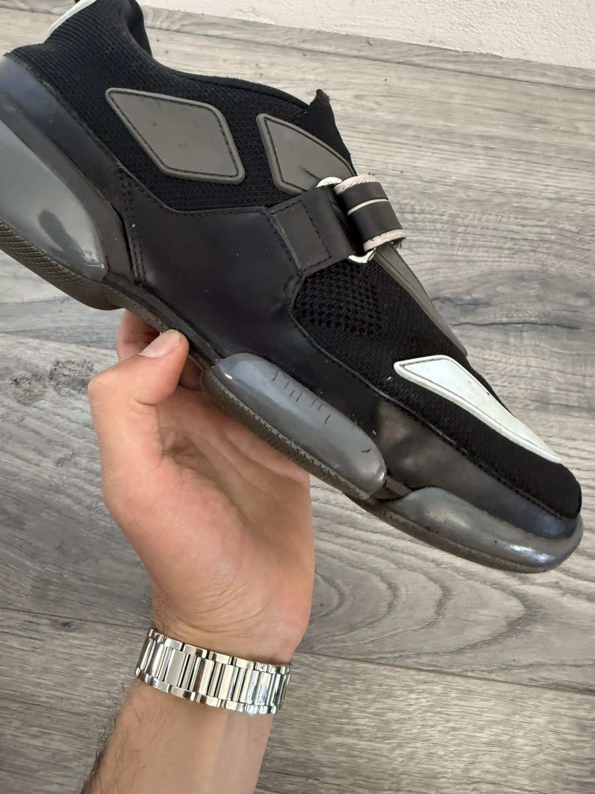 Prada Cloudbust Thunder Sneakers in Black & Grey Size US 9 / EU 42 - 13 Thumbnail