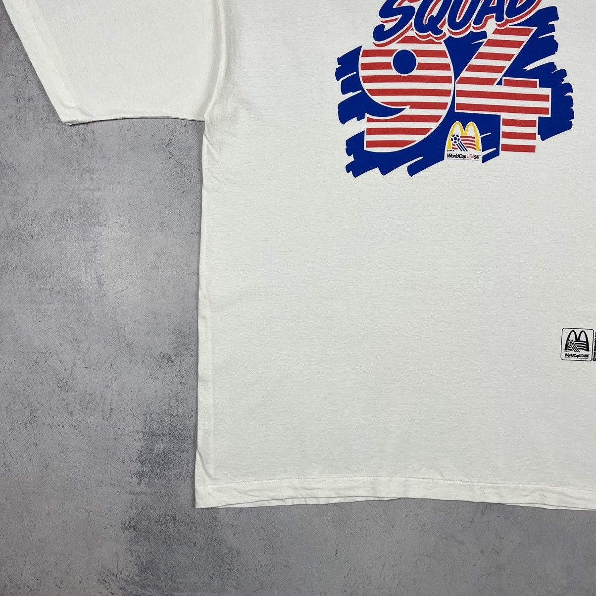 Vintage Vintage Fifa Wolrd Cup USA Squad 94 McDonalds tee 1993 Size US XL / EU 56 / 4 - 5 Thumbnail