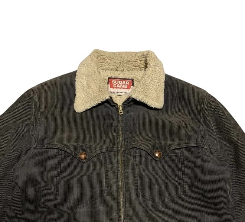 Sugar Cane Trashed Vintage Sugar Canes Corduroy Jacket Zipper Ups Size US M / EU 48-50 / 2 - 5 Thumbnail