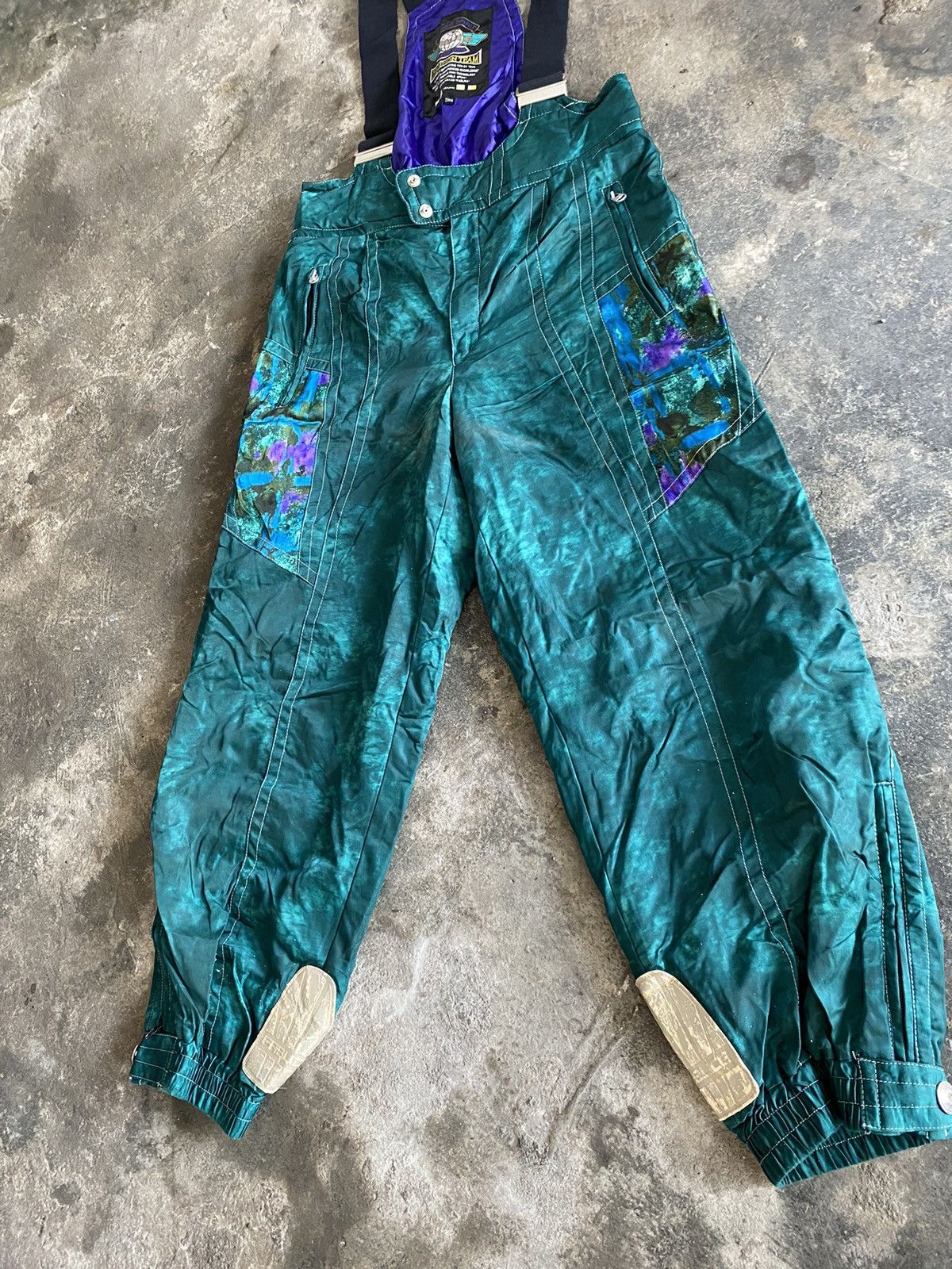 Vintage Vintage Overalls Fablice Racing Spirit Ski Size US 35 - 4 Thumbnail