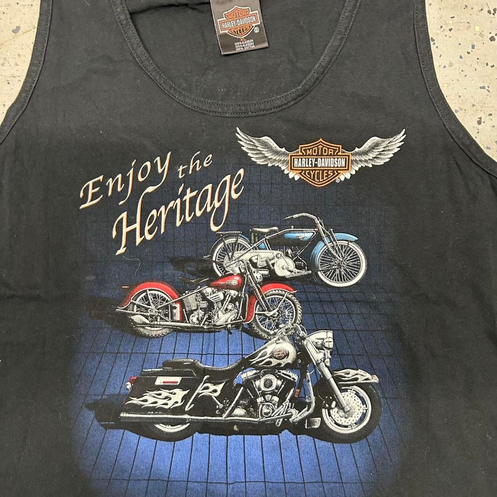 Harley Davidson VTG 90s Harley Davidson tank top Size US XL / EU 56 / 4 - 2 Thumbnail