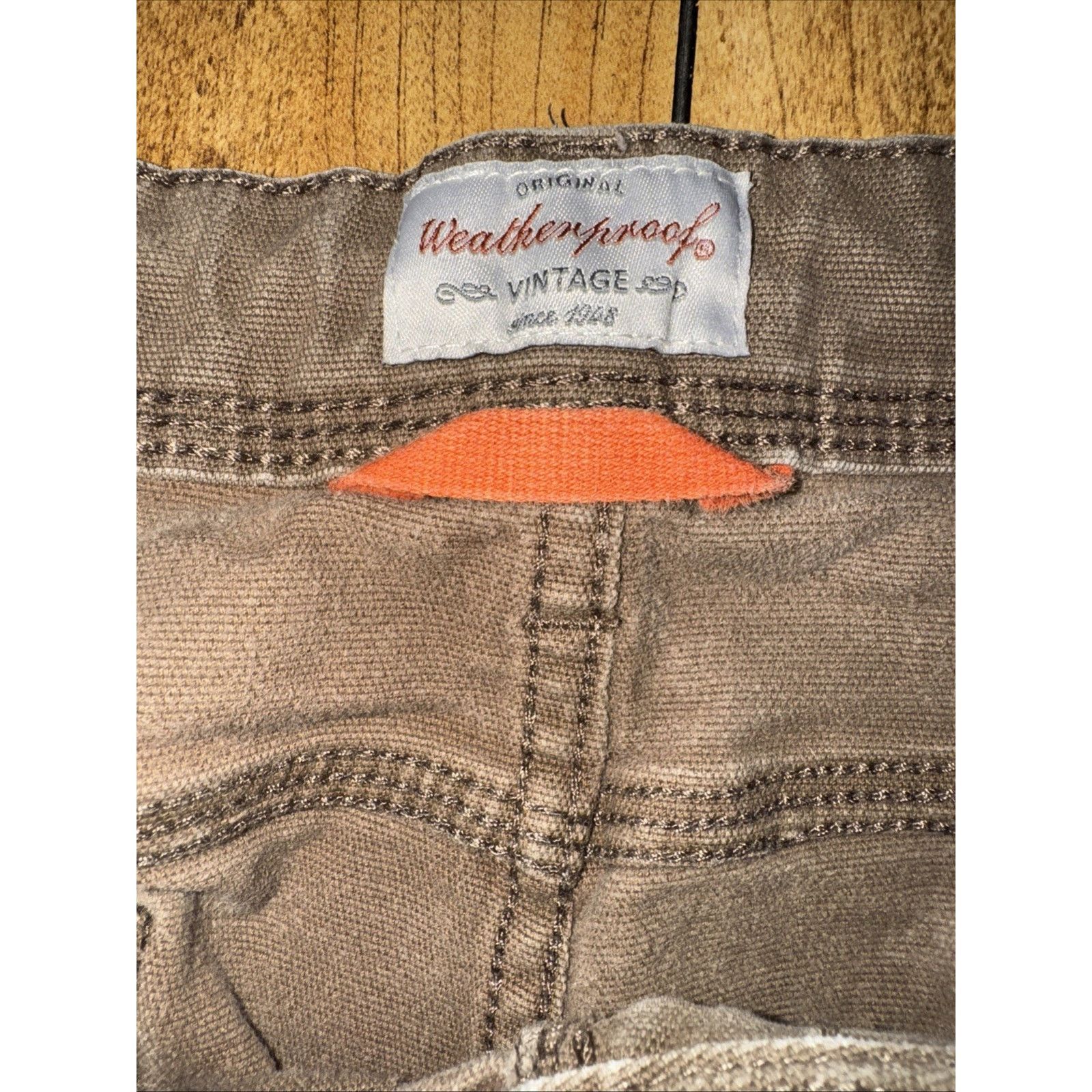 Weatherproof Weatherproof Vintage Carpenter Work Pants Taupe 36x30 USA Size US 36 / EU 52 - 7 Thumbnail