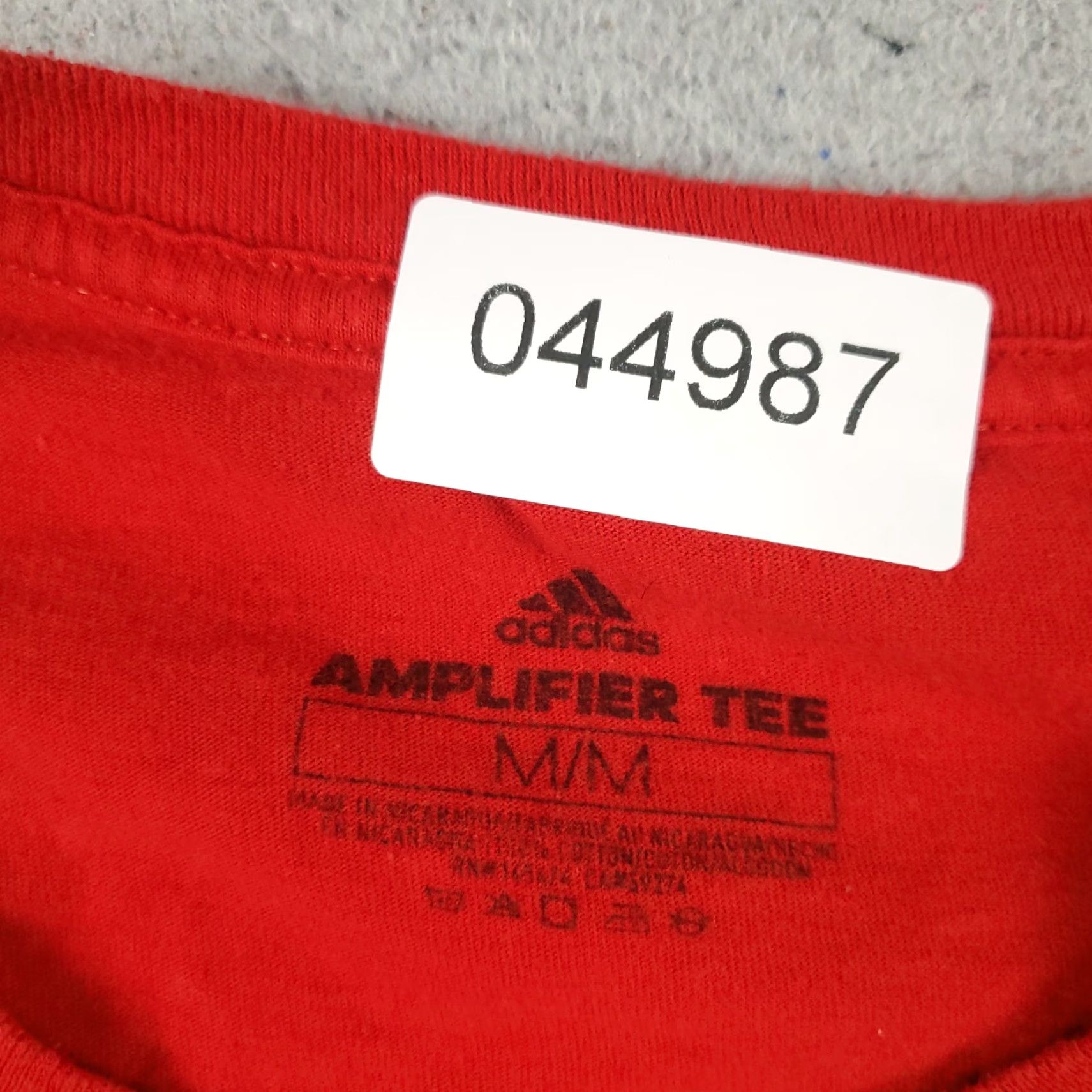 Adidas Adidas T Shirt Mens Medium Red Logo Casual Short Sleeve Adult Size US M / EU 48-50 / 2 - 7 Thumbnail