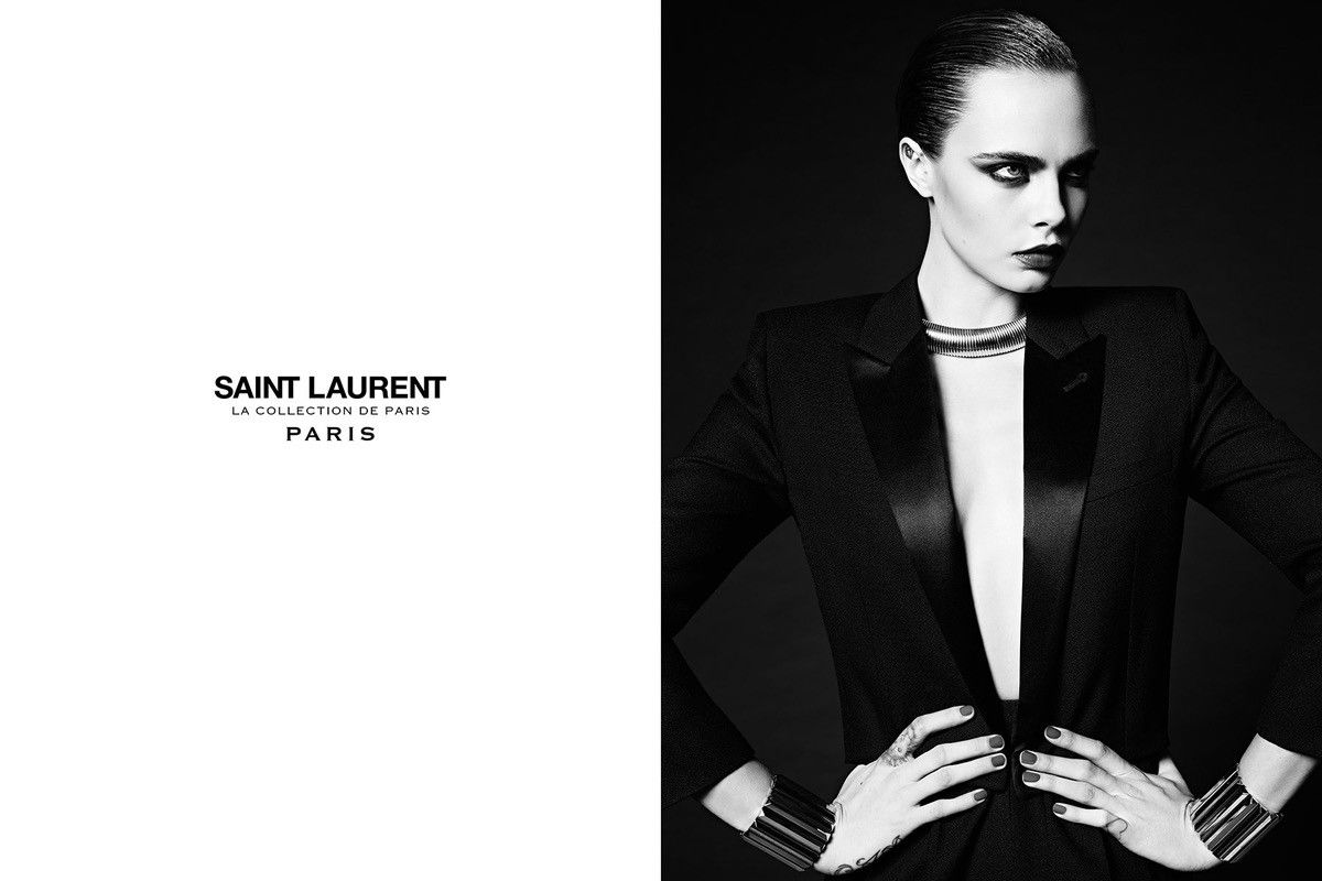 Saint Laurent Paris SAINT LAURENT BY HEDI SLIMANE 16AW LE SMOKING TUXEDO COAT Size XS / US 0-2 / IT 36-38 - 9 Thumbnail