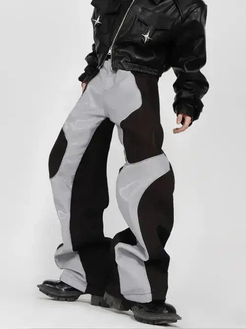 Japanese Brand × Vintage Mauroicardi Soft Patchwork Leather Pants Size US 32 / EU 48 - 1 Thumbnail