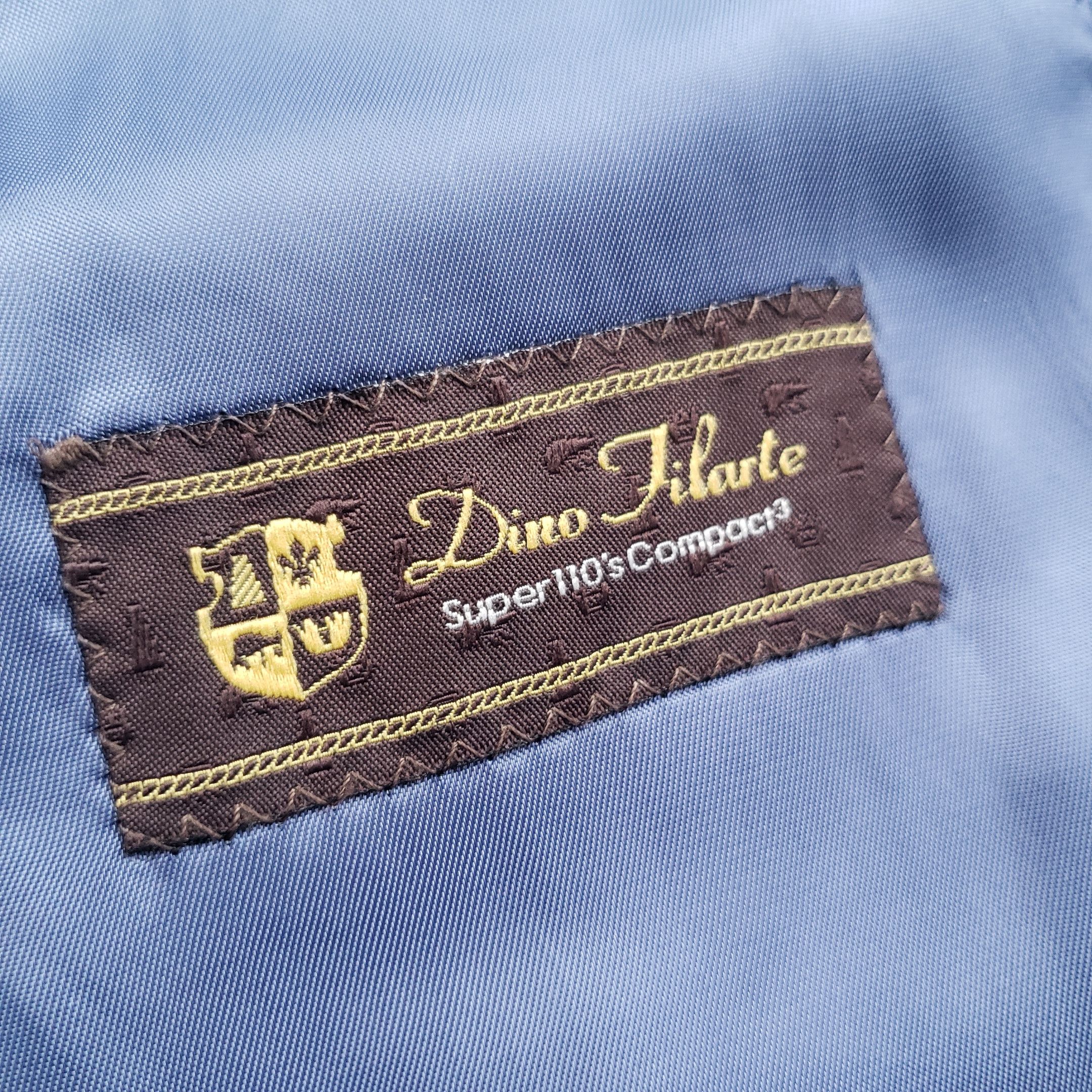 Other Dino Filarte Super 110s Wool Custom Men's Suit Size 42S - 8 Thumbnail