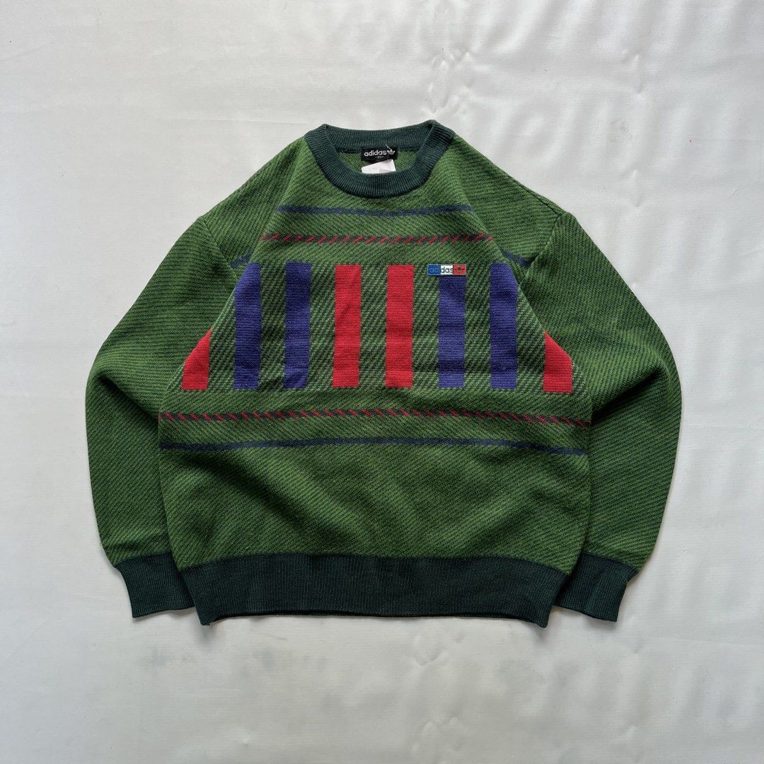 Adidas Knitwear Adidas Vintage Size US M / EU 48-50 / 2 - 1 Thumbnail