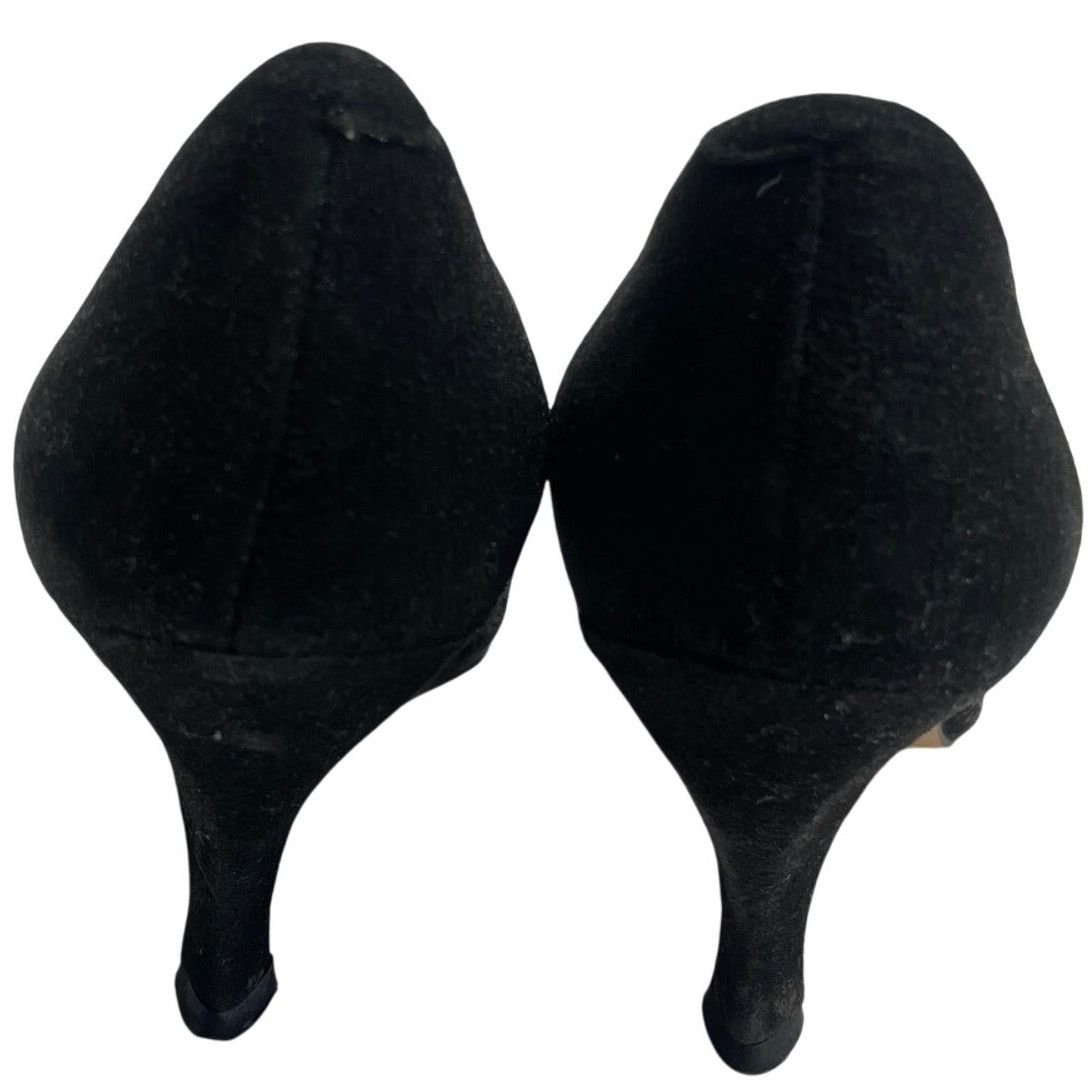Other Bandolino Black Suede Heels Size US 6.5 / IT 36.5 - 2 Thumbnail