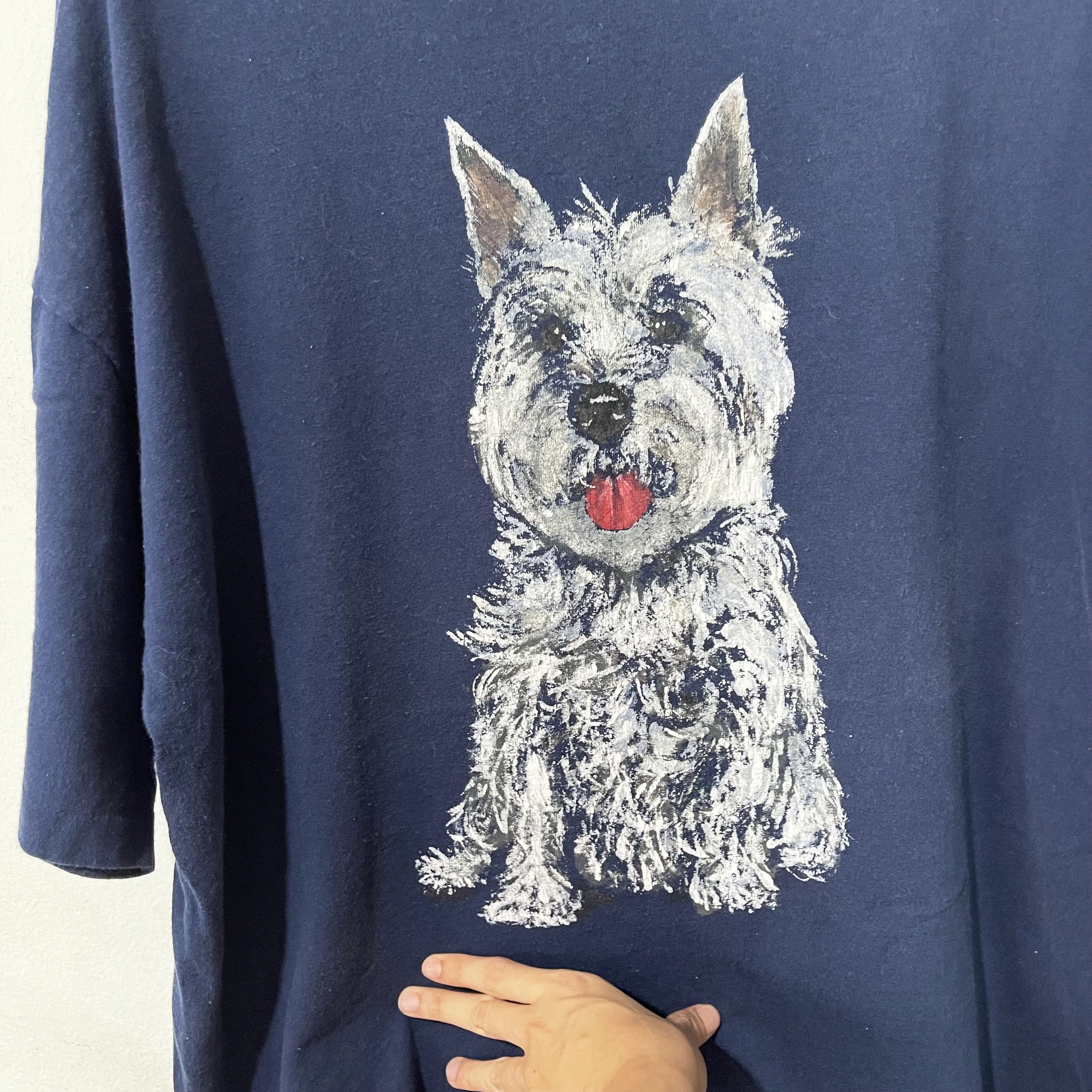 Vintage Vintage 90s Westie Dog T-Shirt Size US XL / EU 56 / 4 - 2 Thumbnail