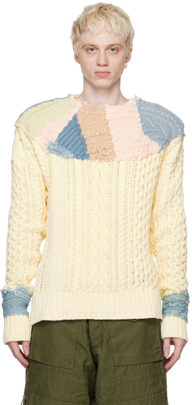 Greg Lauren $2000 NWT Greg Lauren Stitchwork Fair Isle Sweater Small Size US S / EU 44-46 / 1 - 1 Thumbnail